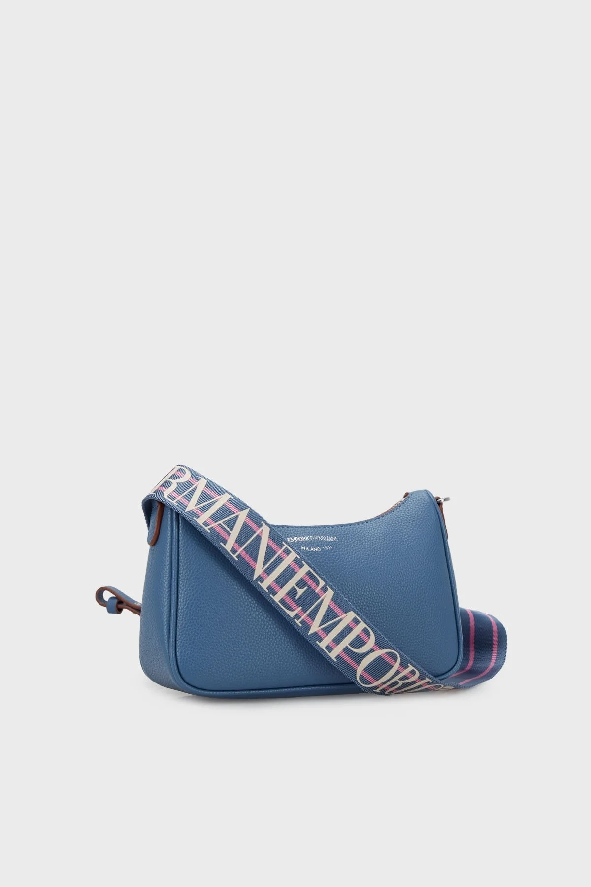 Emporio Armani Fermuarlı Çıkarılabilir Omuz Askılı Mini Bayan Çanta Y3H293 YFO5E 89587 MAVİ - 2