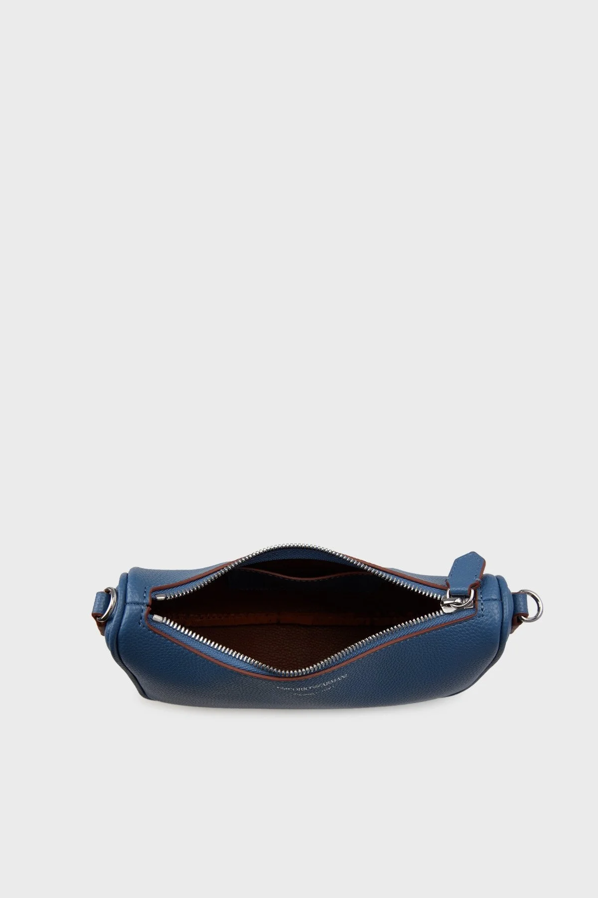 Emporio Armani Fermuarlı Çıkarılabilir Omuz Askılı Mini Bayan Çanta Y3H293 YFO5E 89587 MAVİ - 4