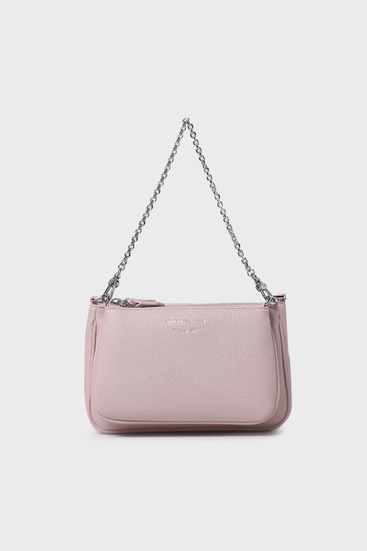 Emporio Armani Fermuarlı Çıkarılabilir Ön Bölmeli ve Askılı Bayan Çanta Y3H317 YFO5E 80700 PUDRA - 1