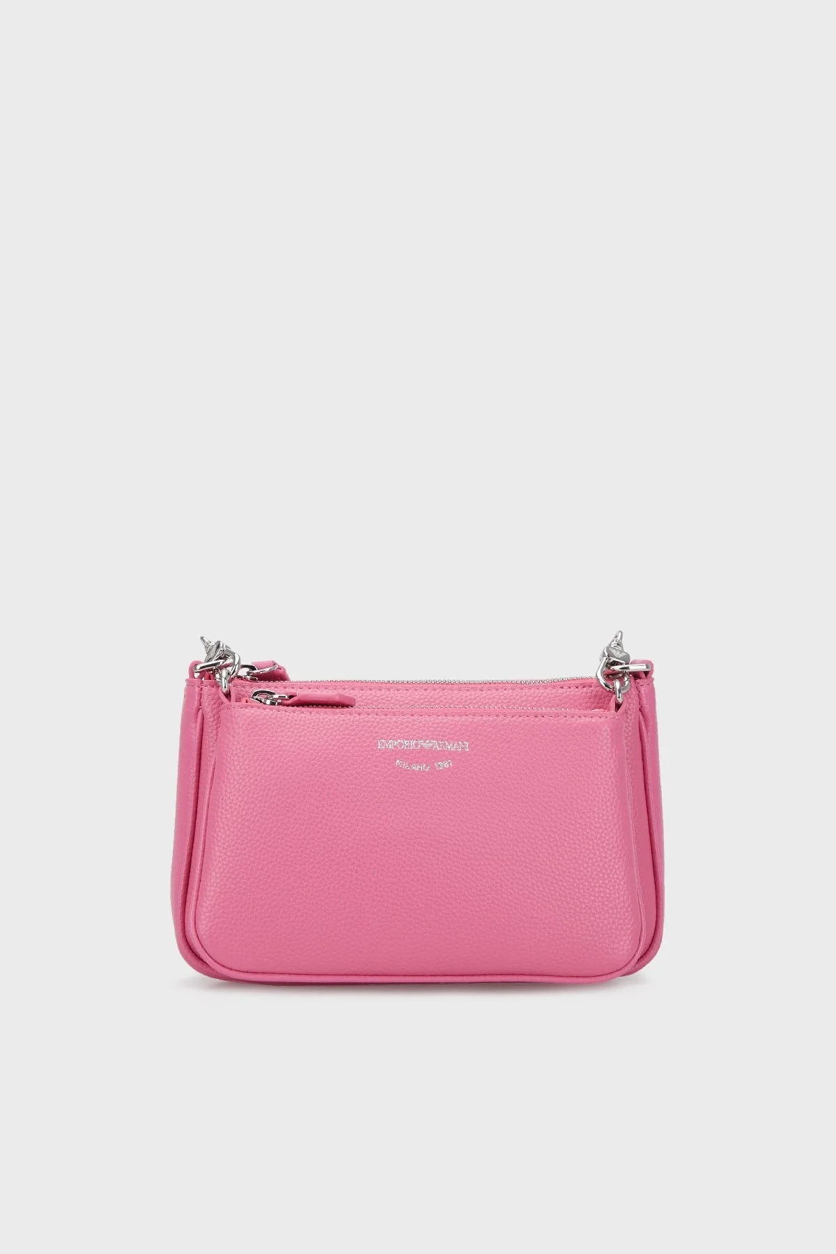 Emporio Armani Fermuarlı Çıkarılabilir Ön Bölmeli ve Askılı Bayan Çanta Y3H317 YFO5E 88308 FUŞYA - 1