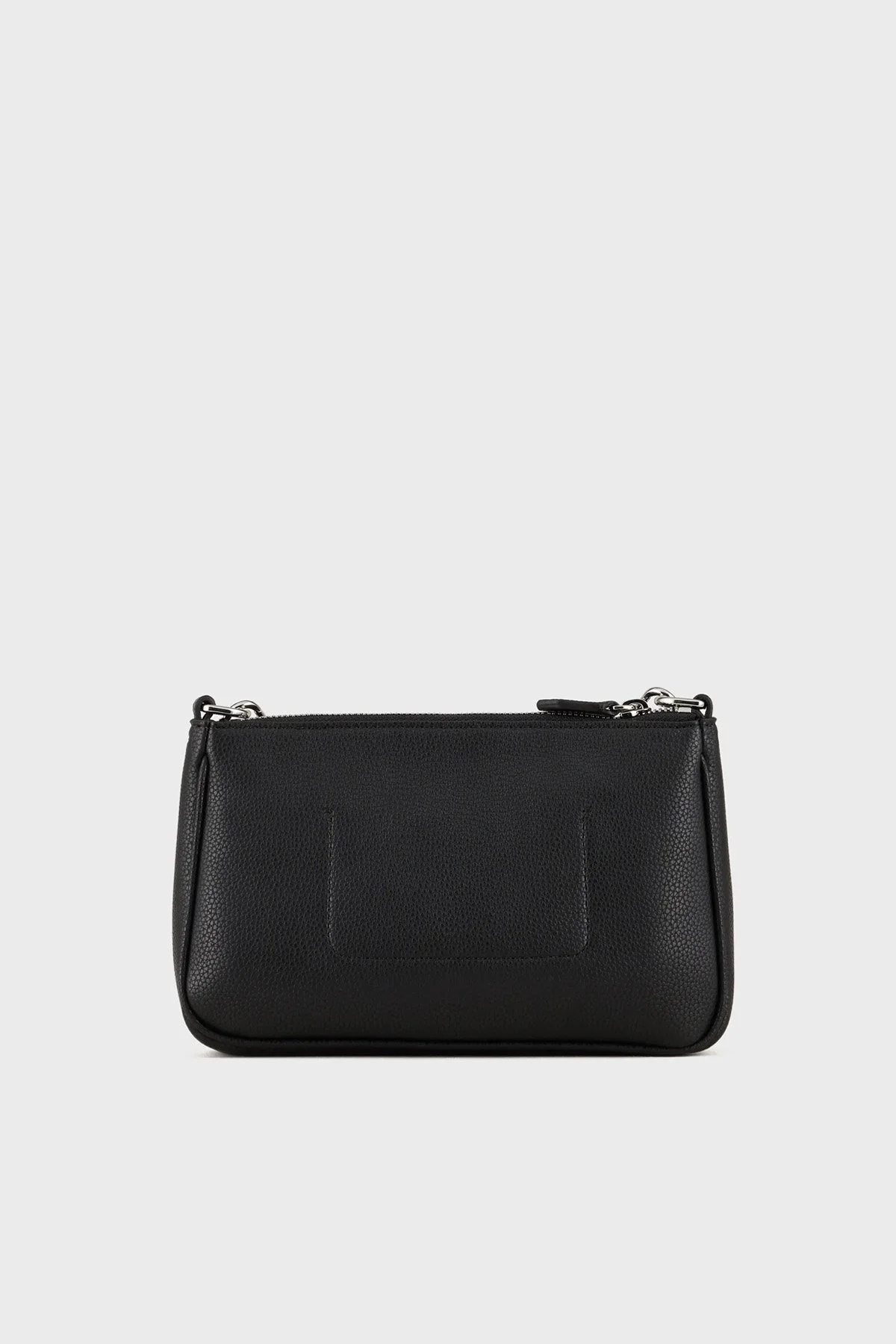 Emporio Armani Fermuarlı Çıkarılabilir Ön Bölmeli ve Askılı Bayan Çanta Y3H317 YFO5E 88440 SİYAH - 12