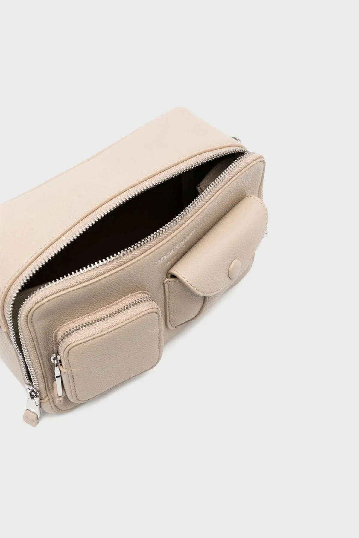 Emporio Armani Fermuarlı Çıkarılabilir Uzatma Askılı Bayan Çanta Y3B194 YFO5X 85899 BEJ - 5