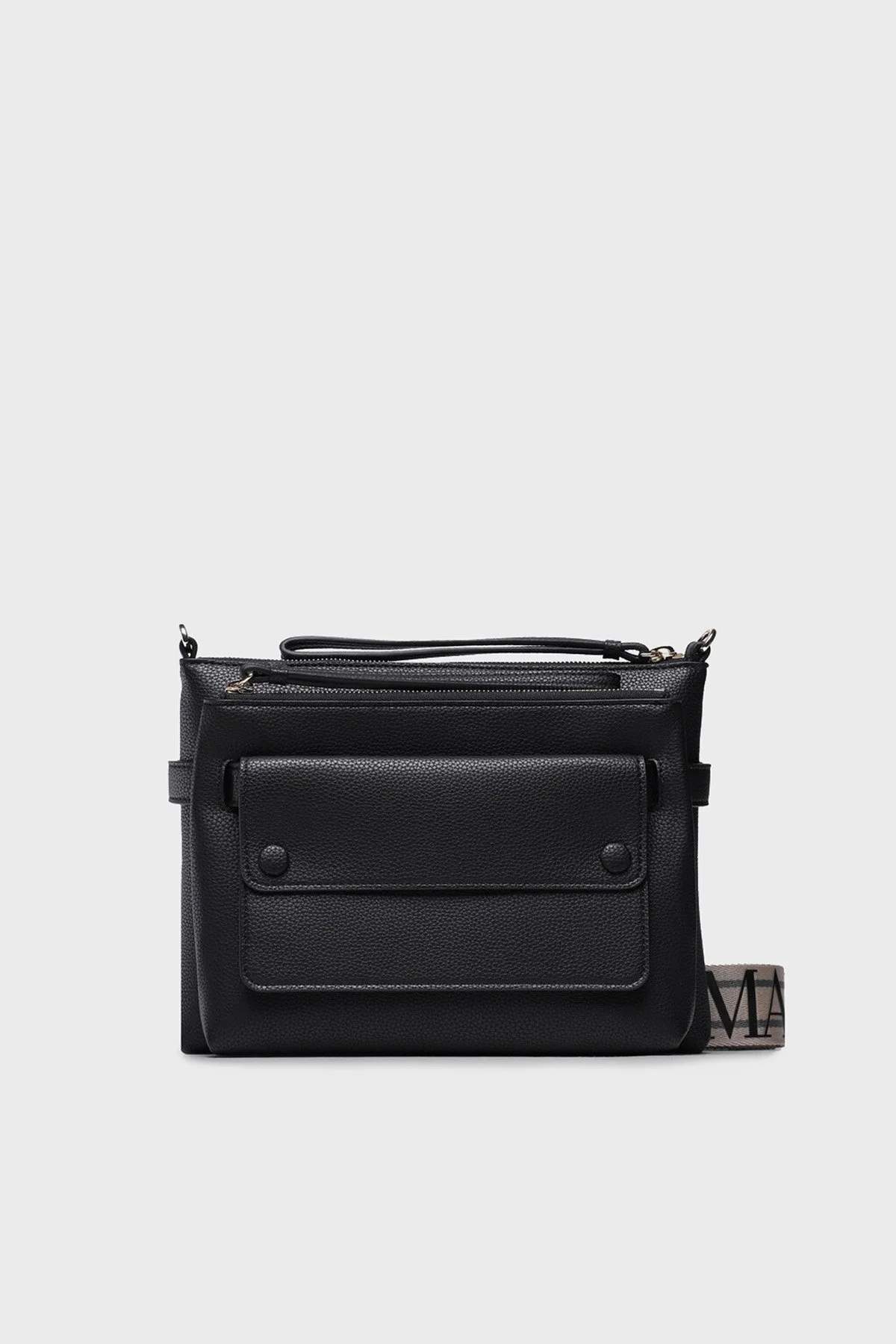 Emporio Armani Fermuarlı Çıkarılabilir Uzatma Askılı Bayan Çanta Y3H316 YFO5B 85218 SİYAH - 1