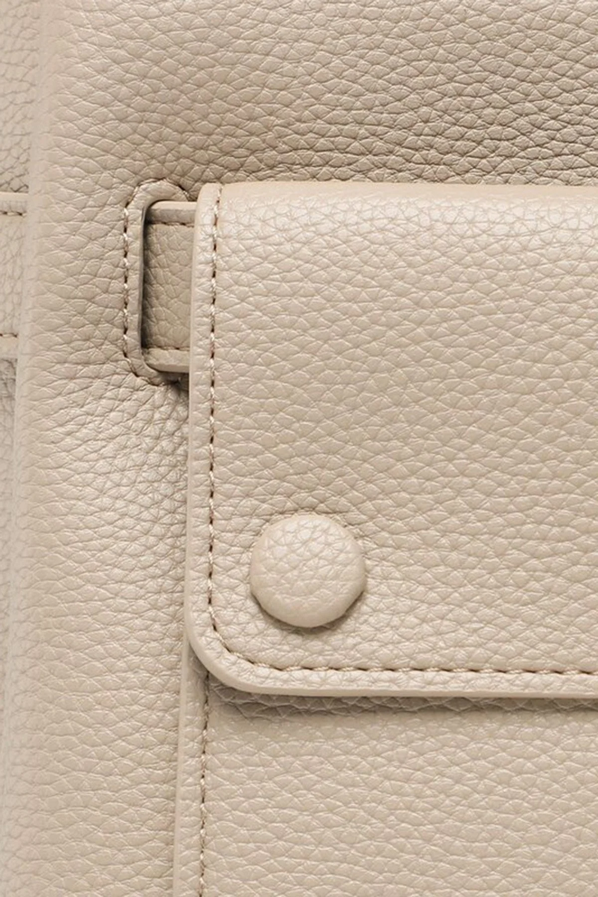 Emporio Armani Fermuarlı Çıkarılabilir Uzatma Askılı Bayan Çanta Y3H316 YFO5B 85899 BEJ - 5