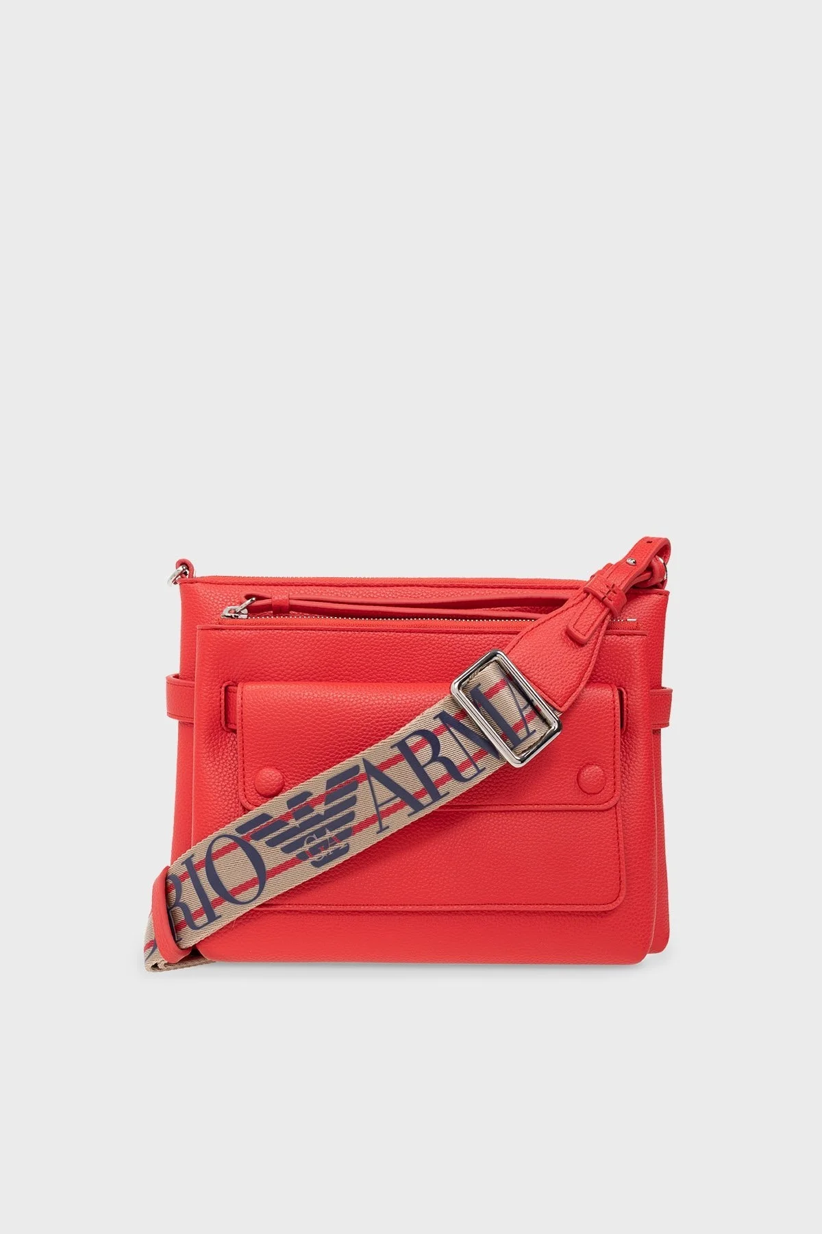 Emporio Armani Fermuarlı Çıkarılabilir Uzatma Askılı Bayan Çanta Y3H316 YFO5E 89530 KIRMIZI - 1