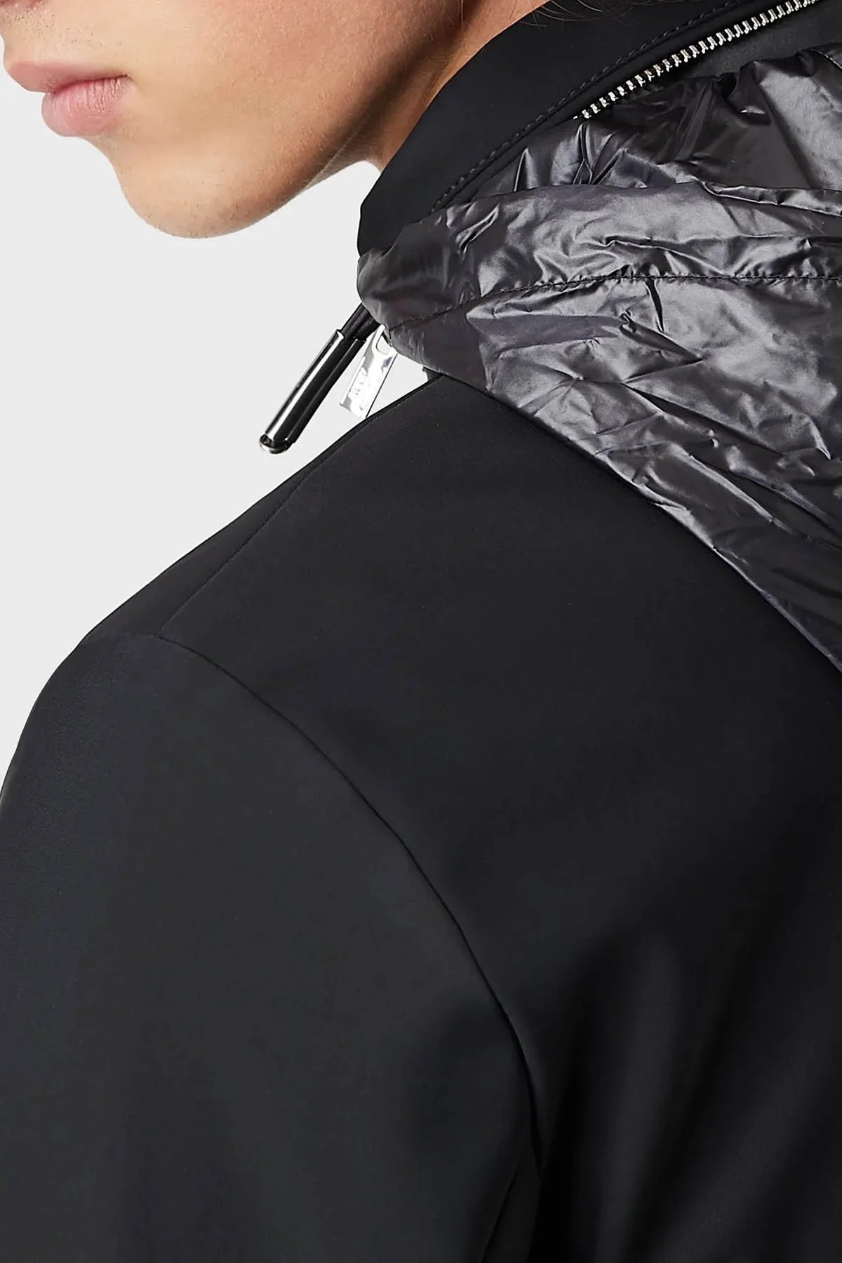 Emporio Armani Fermuarlı Rüzgar Geçirmez Dik Yaka Regular Fit Erkek Mont 8N1BD2 1NZAZ 0920 LACİVERT - 10