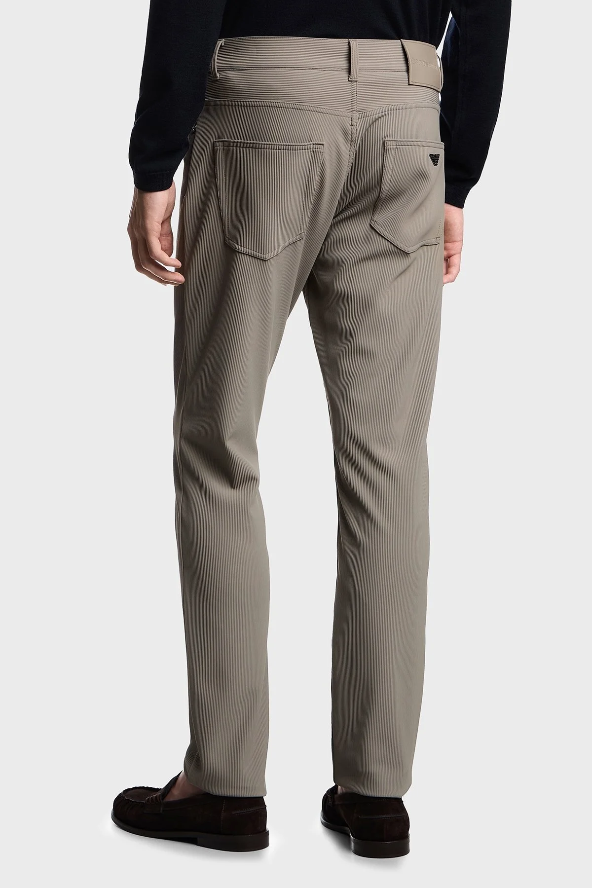 Emporio Armani Fitilli Regular Fit Normal Bel Düz Paça Erkek Kot Pantolon EM000062 AF14076 U6218 BEJ - 8