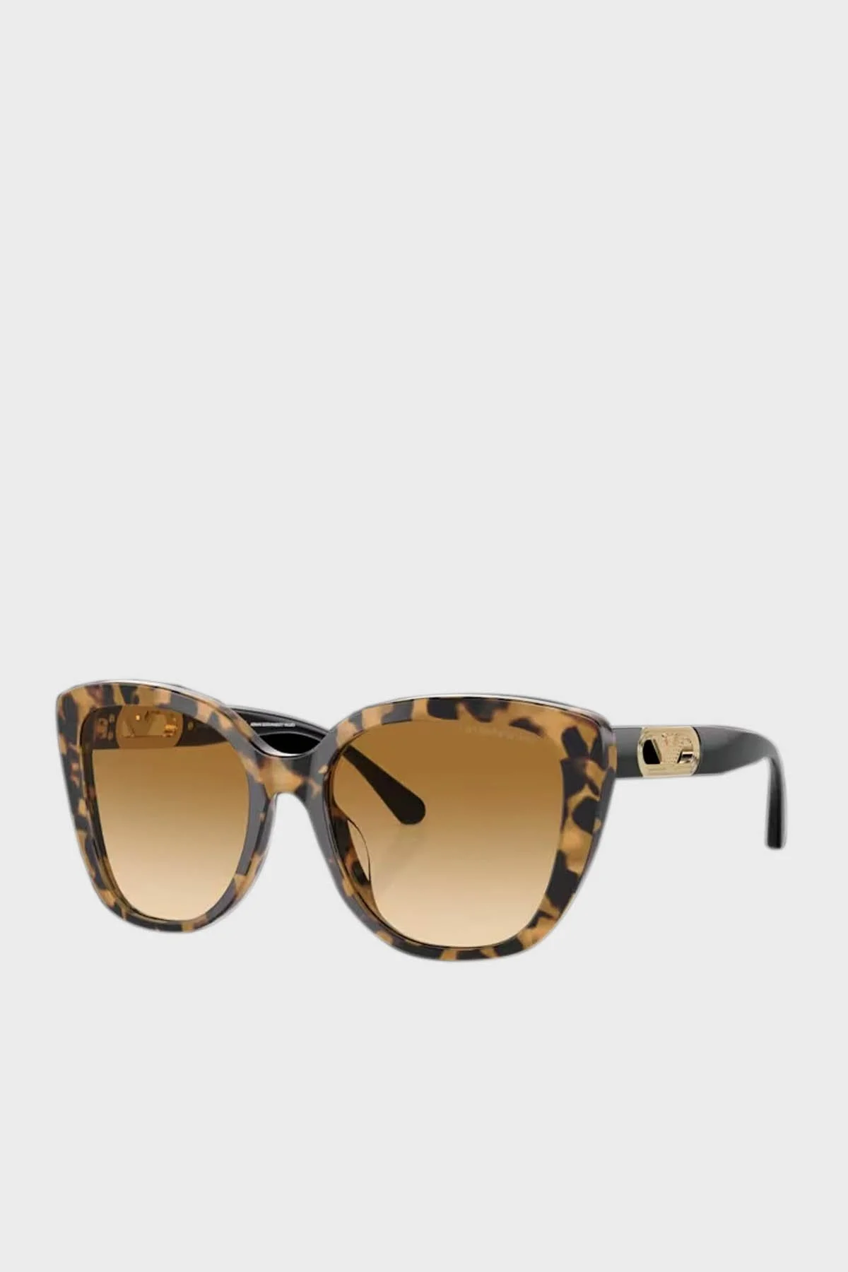 Emporio Armani Güneş Bayan Gözlük 0EA4214U 60593B 54 Parlak Havana Sarı-Degrade Açı - 1