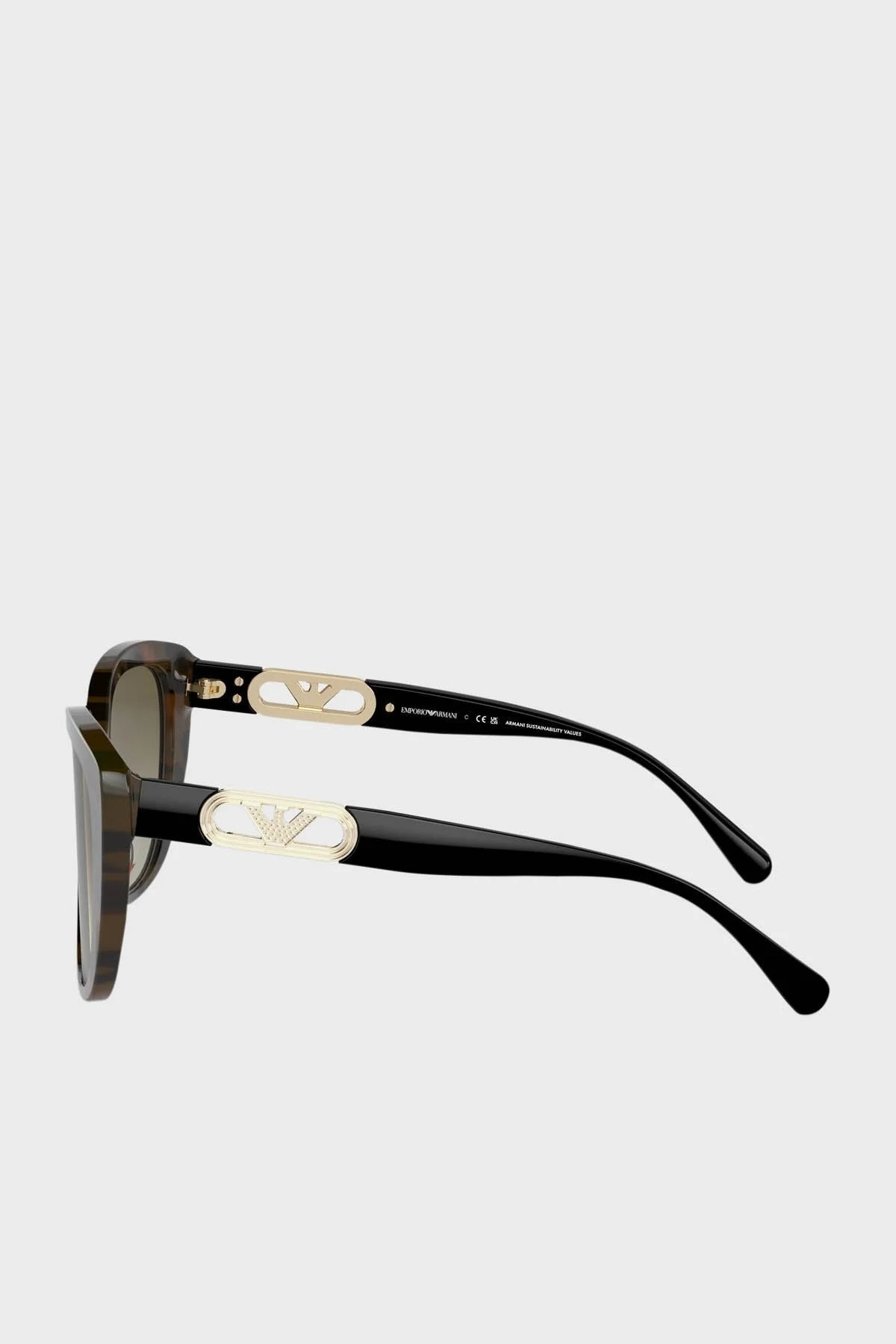 Emporio Armani Güneş Bayan Gözlük 0EA4214U 60608E 54 Parlak Havana Kırmızı-Degrade - 7