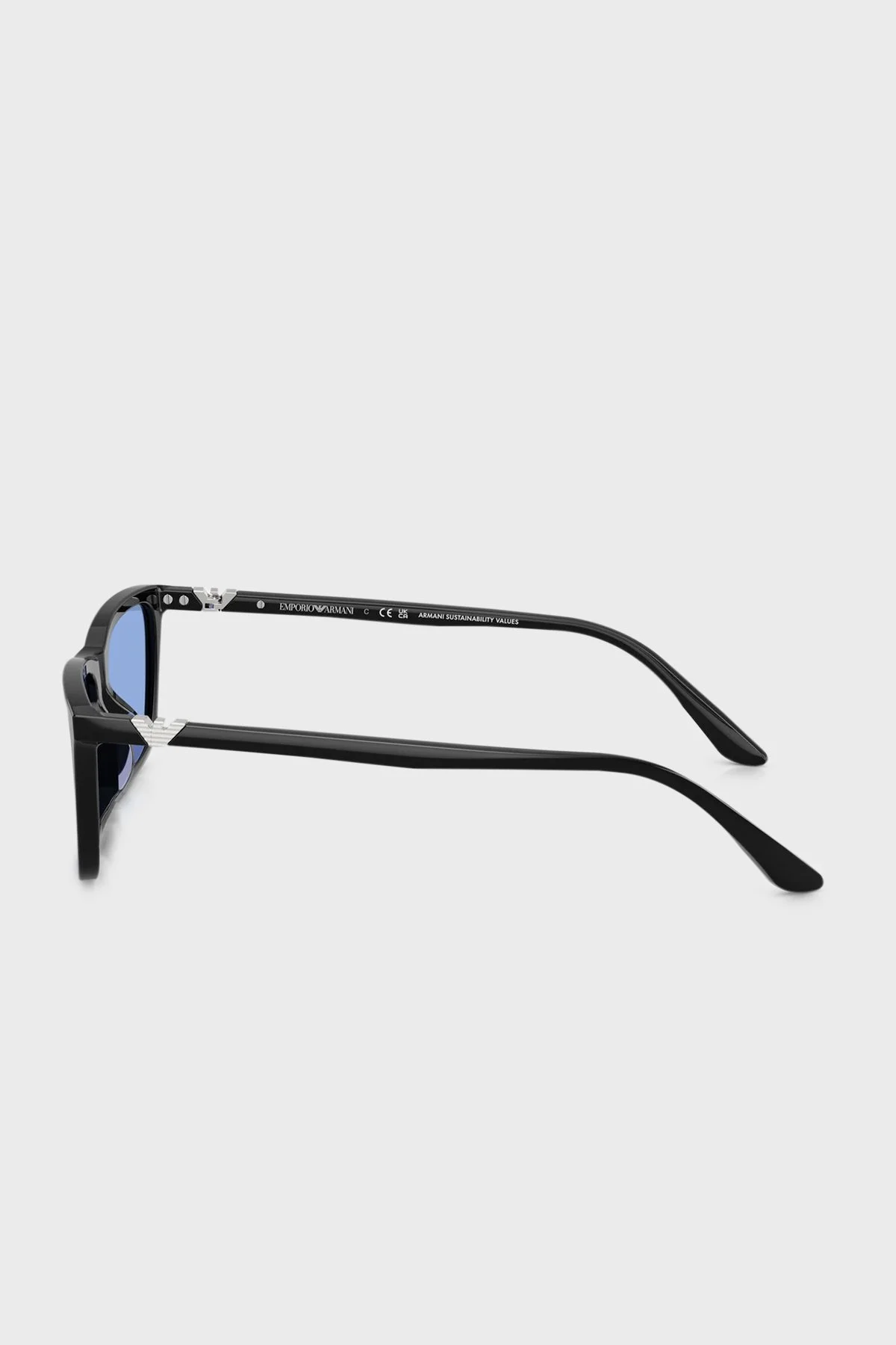 Emporio Armani Güneş Kadın Gözlük 0EA4239U 501780 55 Parlak Siyah-Mavi - 2