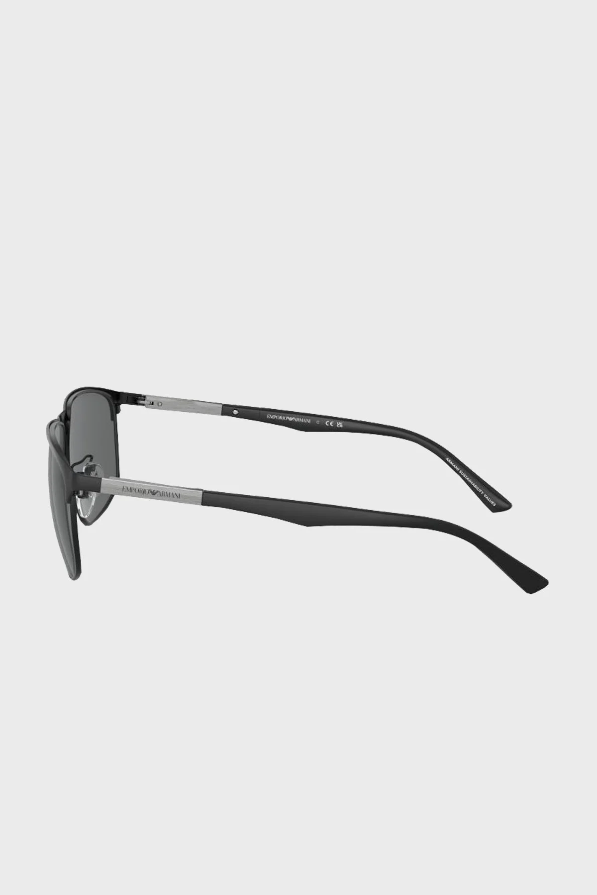 Emporio Armani Güneş Erkek Gözlük 0EA2094 300187 60 Mat Siyah-Koyu Gri - 3