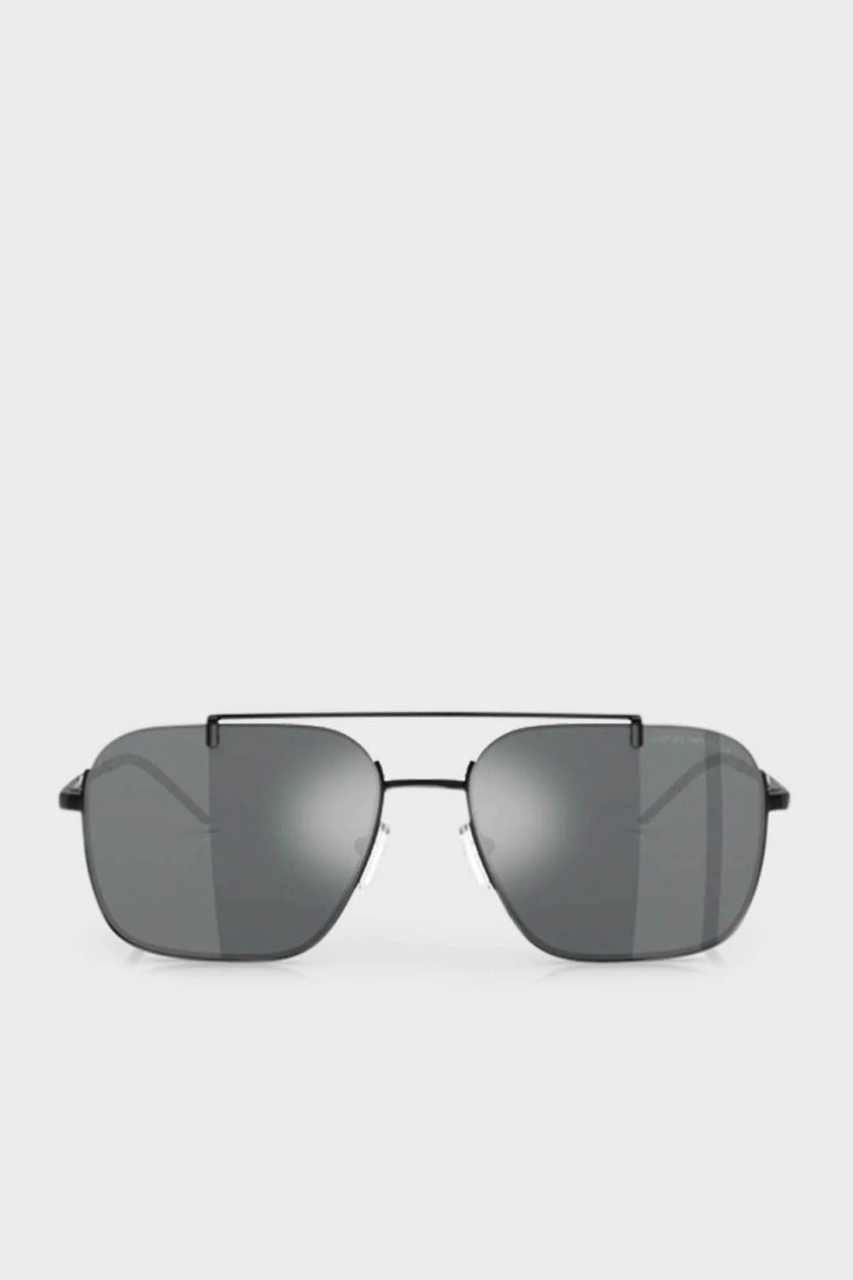 Emporio Armani Güneş Erkek Gözlük 0EA2150 30146G 57 Parlak Siyah-Açık Gri Ayna siy - 5