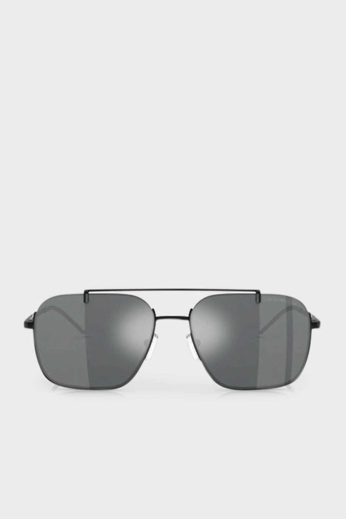 Emporio Armani Güneş Erkek Gözlük 0EA2150 30146G 57 Parlak Siyah-Açık Gri Ayna siy - 2