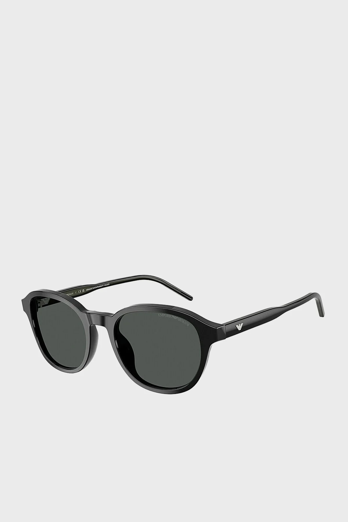 Emporio Armani Güneş Erkek Gözlük 0EA4247U 501787 51 Parlak Siyah-Koyu Gri - 1
