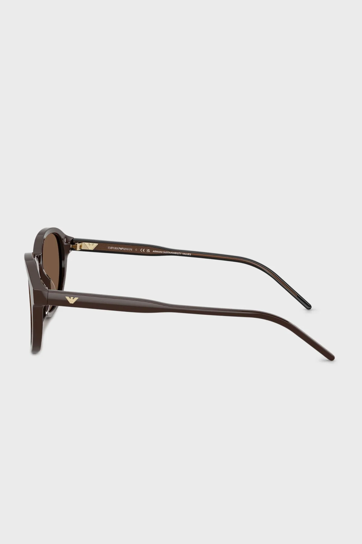 Emporio Armani Güneş Erkek Gözlük 0EA4247U 625573 51 Parlak Kahve-Kahve - 4