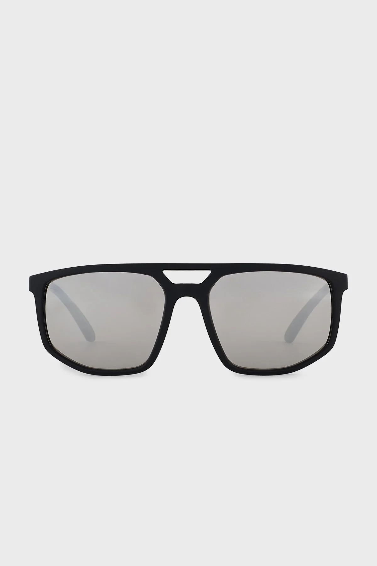 Emporio Armani Güneş Erkek Gözlük 0EA4248U 50016G 58 Mat Siyah-Açık Gri Aynalı Gümü - 8