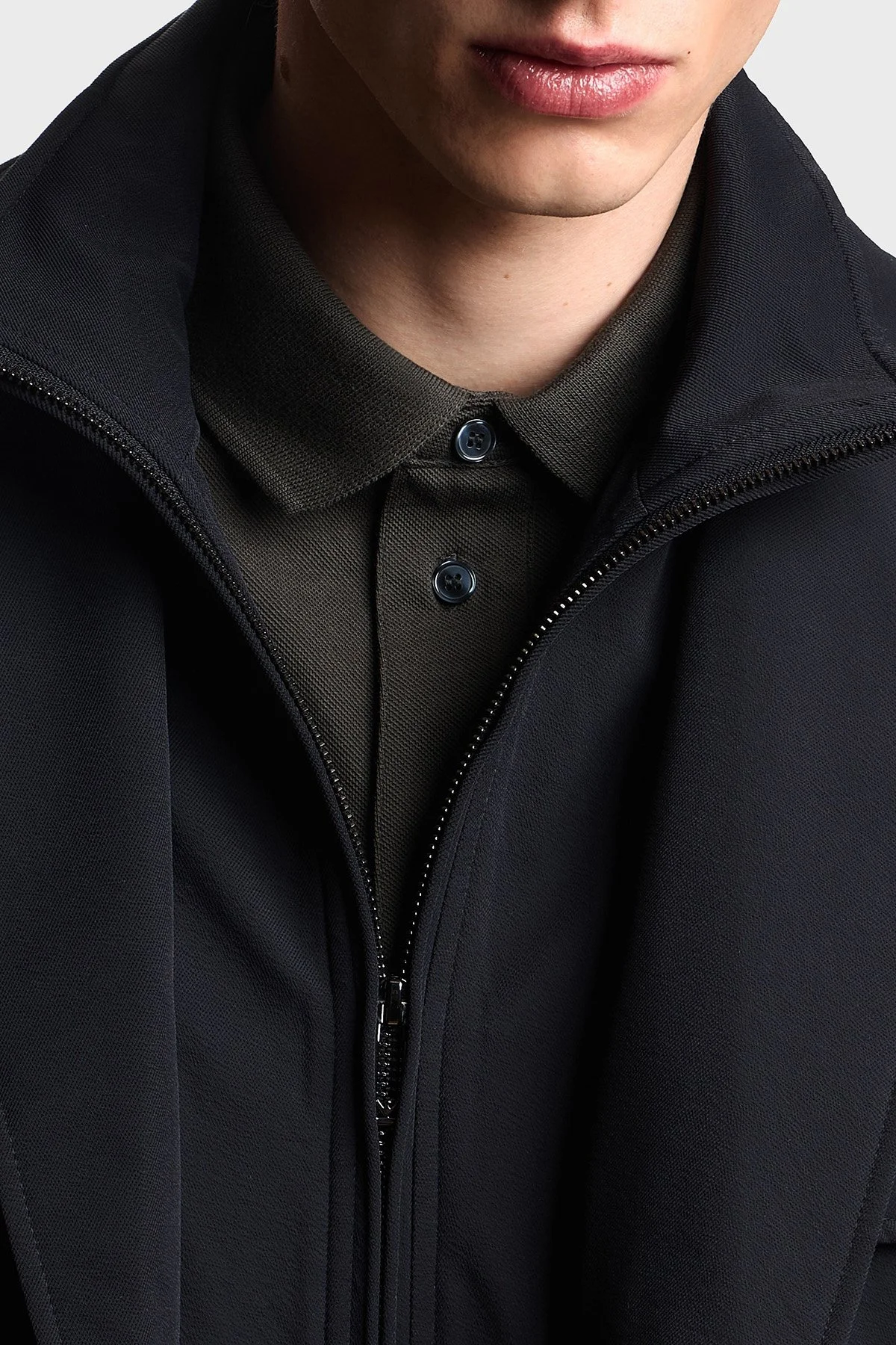 Emporio Armani Hafif Dolgulu Regular Fit Kruvaze Yaka Blazer Erkek Ceket EM003835 AF18502 UB118 LACİVERT - 12