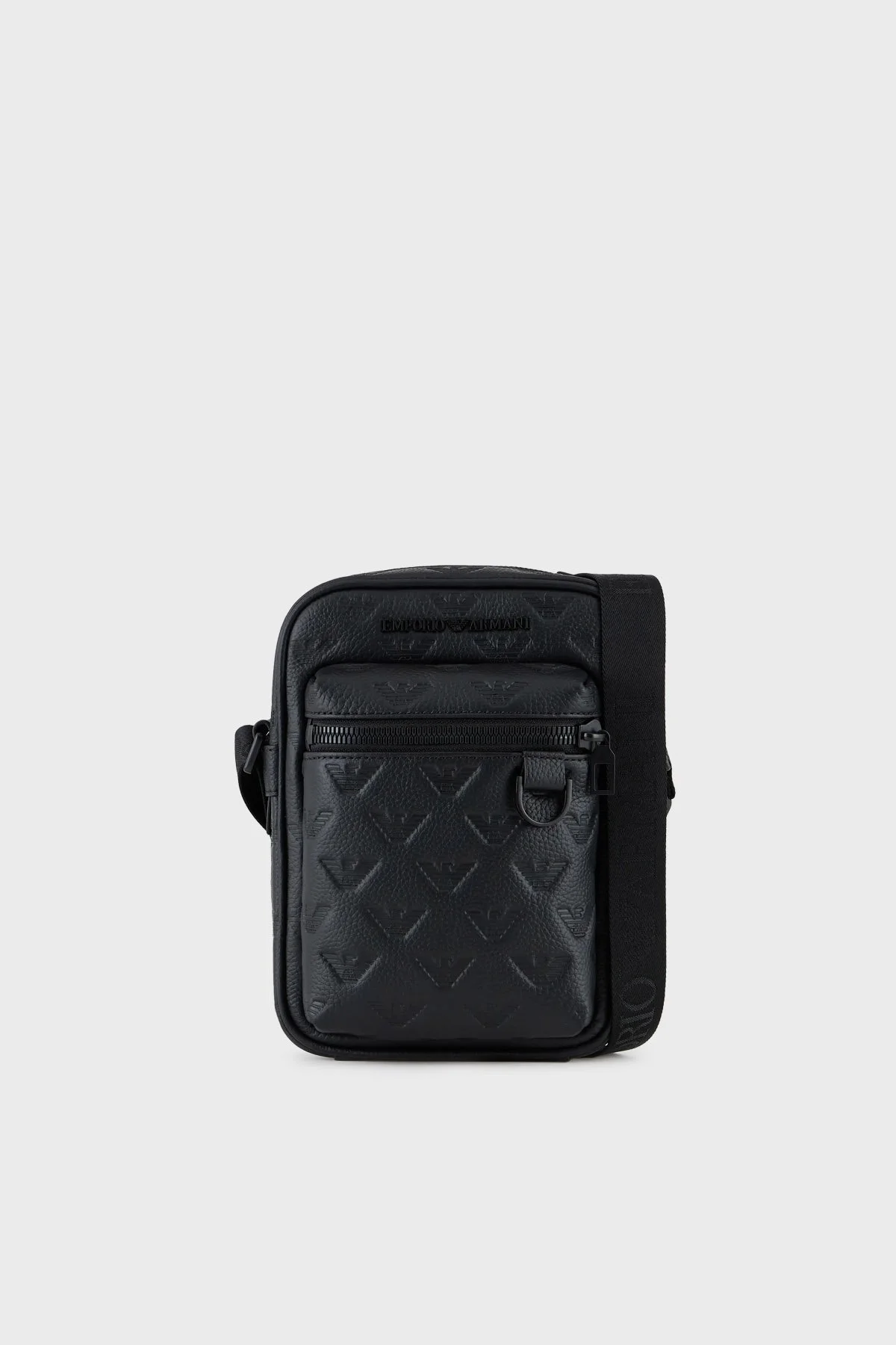 Emporio Armani Hakiki Deri Ayarlanabilir Omuz Askılı Erkek Çanta Y4M398 Y142V 81072 SİYAH - 1