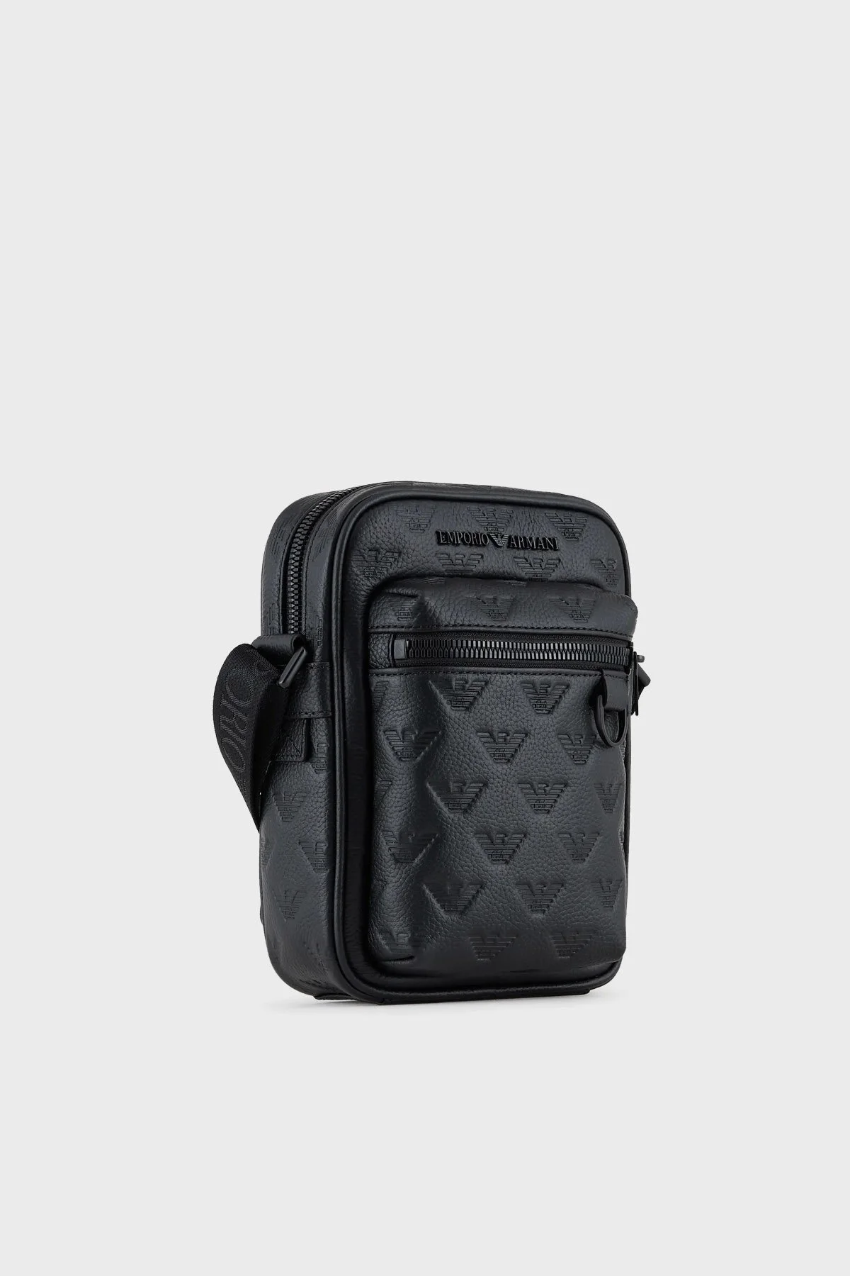 Emporio Armani Hakiki Deri Ayarlanabilir Omuz Askılı Erkek Çanta Y4M398 Y142V 81072 SİYAH - 2