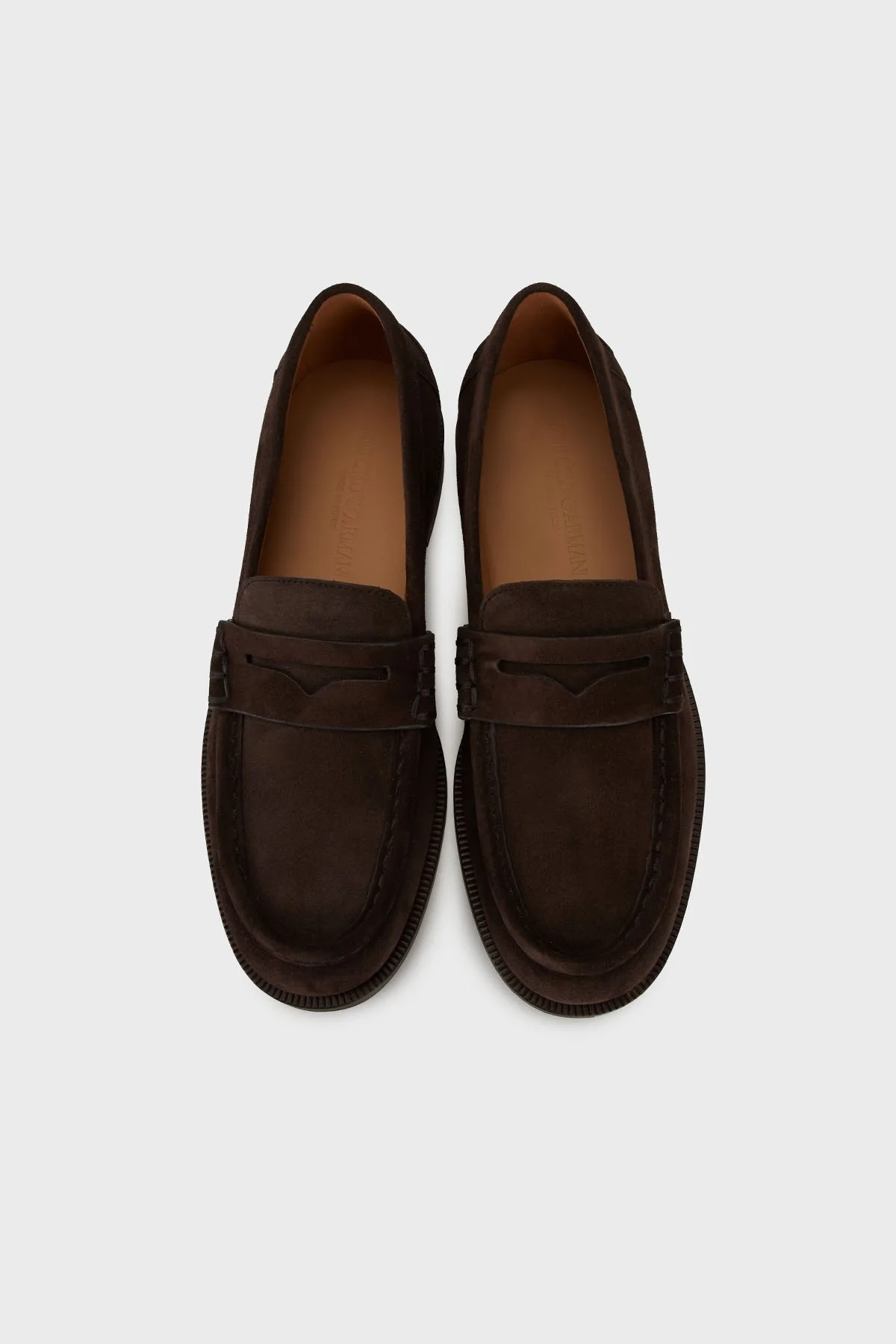 Emporio Armani Hakiki Deri Makosen Erkek Ayakkabı EM003730 AF19687 M6136 KOYU KAHVE - 4