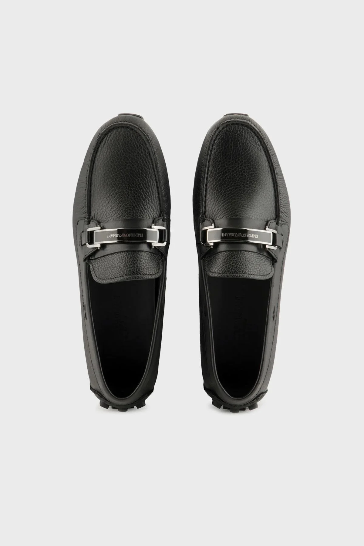 Emporio Armani Hakiki Deri Makosen Erkek Ayakkabı X4B151 XN882 K001 SİYAH - 3