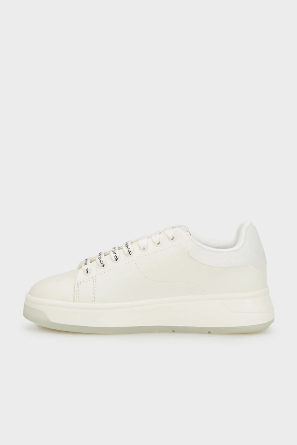 Emporio Armani Hakiki Deri Sneaker Bayan Ayakkabı X3X024 XR128 T862 BEYAZ - 2