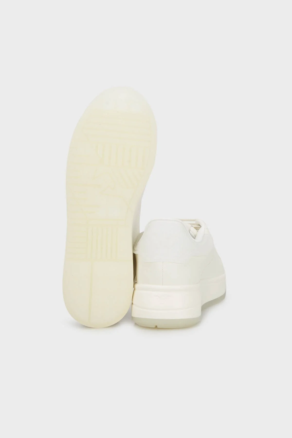 Emporio Armani Hakiki Deri Sneaker Bayan Ayakkabı X3X024 XR128 T862 BEYAZ - 4