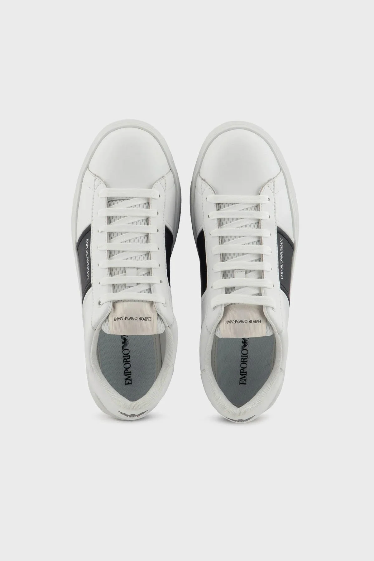 Emporio Armani Hakiki Deri Sneaker Erkek Ayakkabı X4X570