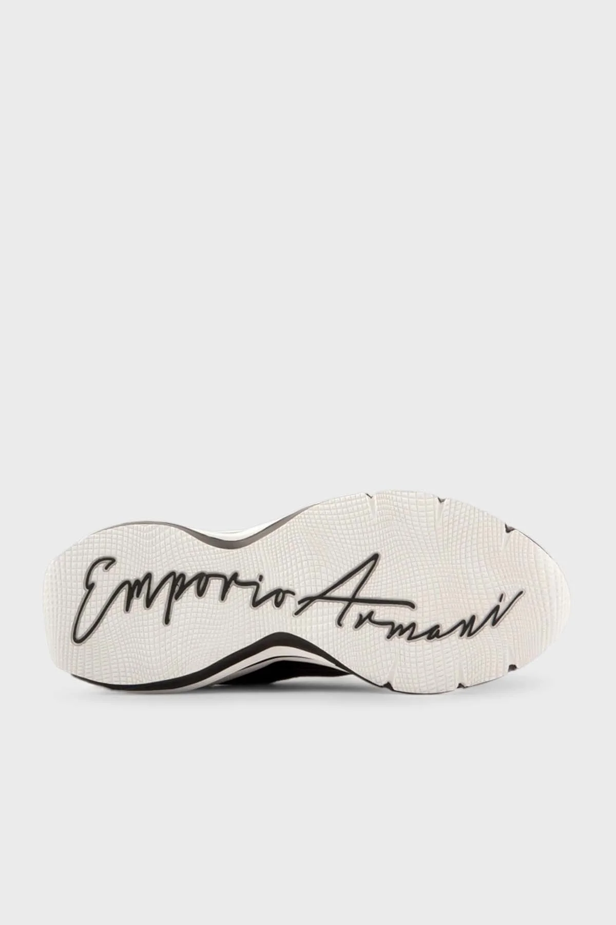 Emporio Armani Hakiki Deri Spor Bayan Ayakkabı X3X184 XN829 Q739 SİYAH-BEYAZ - 4