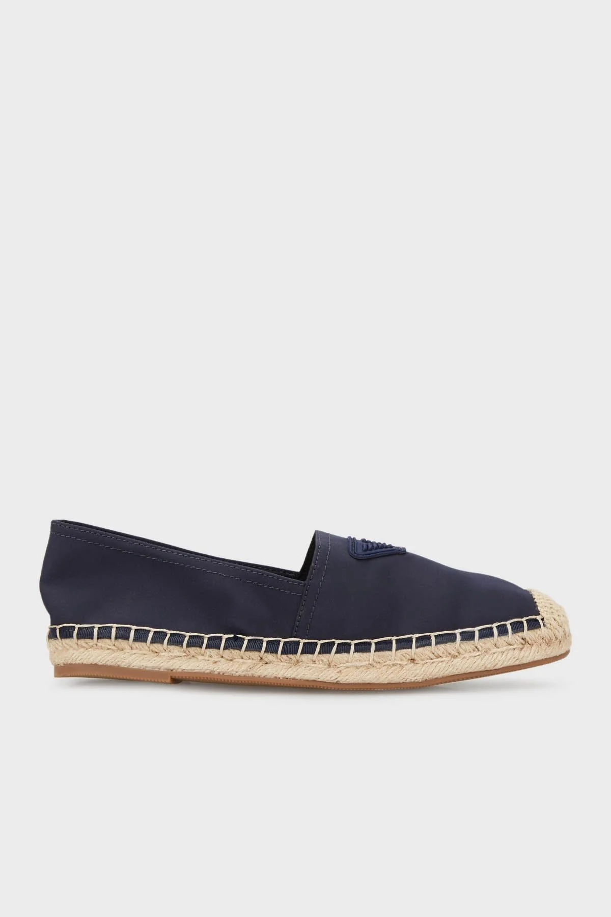 Emporio Armani Hasır Detaylı Espadril Unisex Ayakkabı XVSS03 XN742 N151 LACİVERT - 1