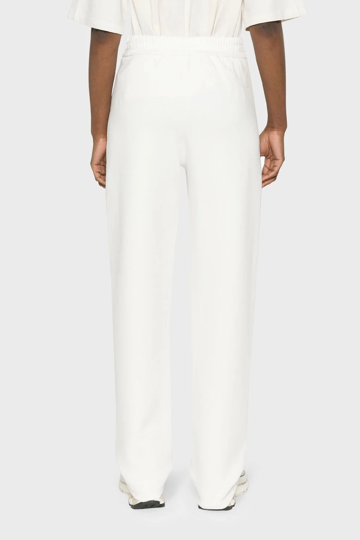 Emporio Armani Isı Yalıtımlı Relaxed Fit Çift Jarse Kadın Pantolon 3D2P6E 1JHSZ 0101 BEYAZ - 3
