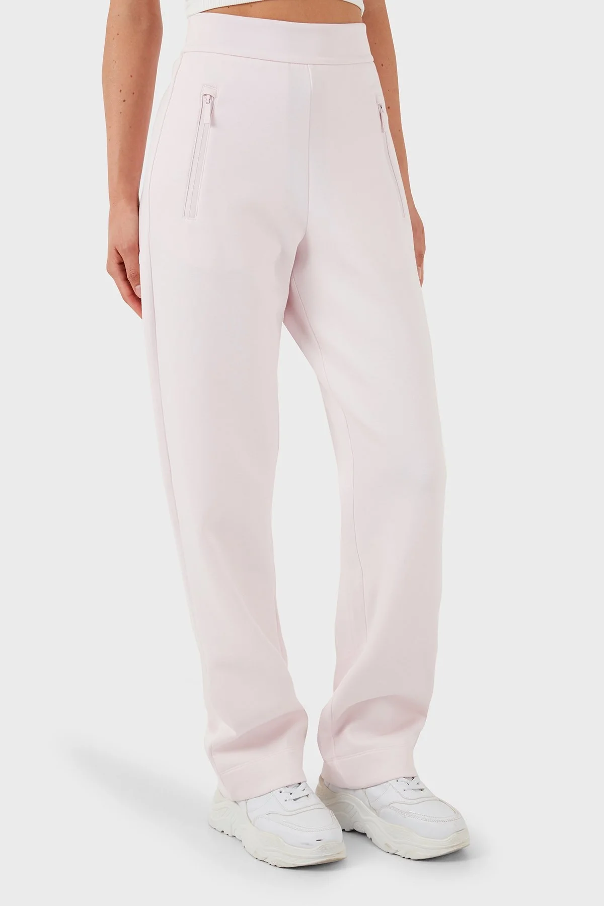 Emporio Armani Isı Yalıtımlı Relaxed Fit Çift Jarse Bayan Pantolon 3D2P6E 1JHSZ 0327 PUDRA - 8