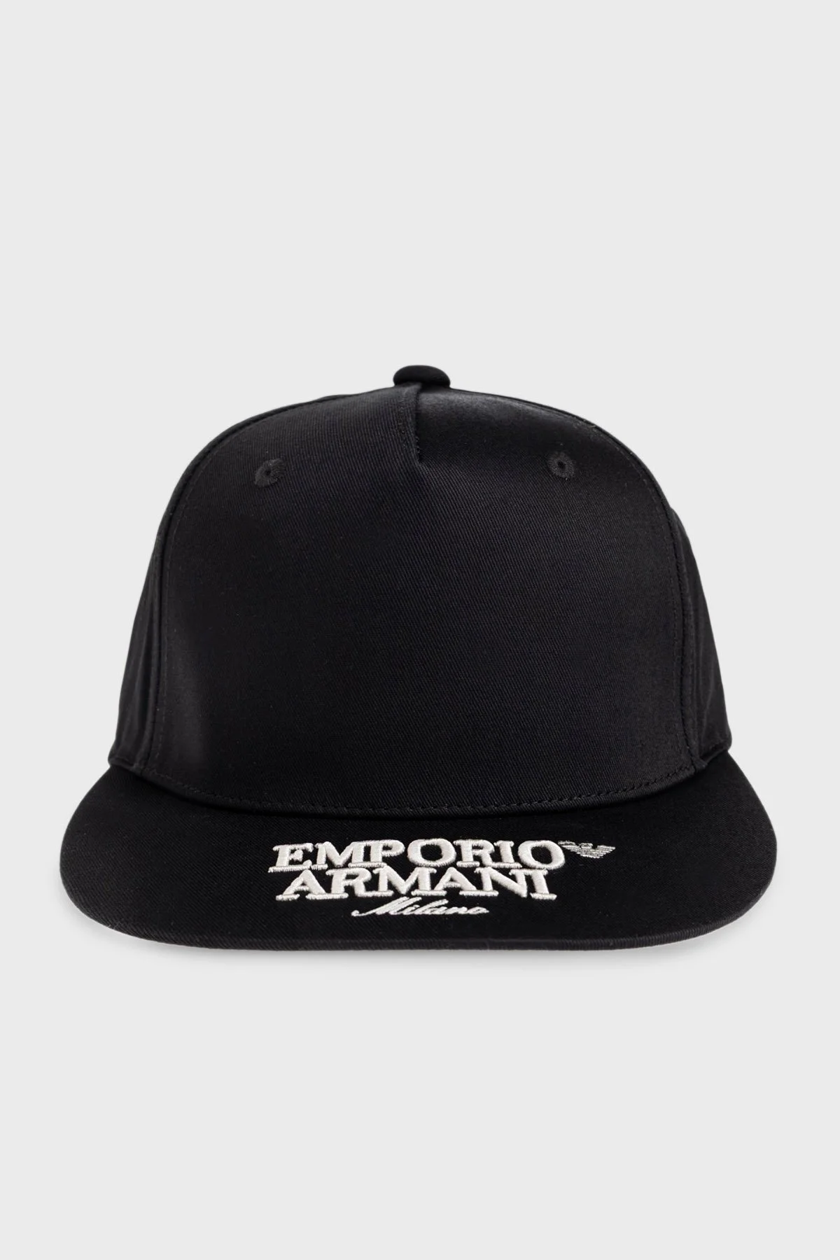 Emporio Armani İşleme Logolu Pamuklu Erkek Şapka EM004848 AF23345 UC001 SİYAH - 1
