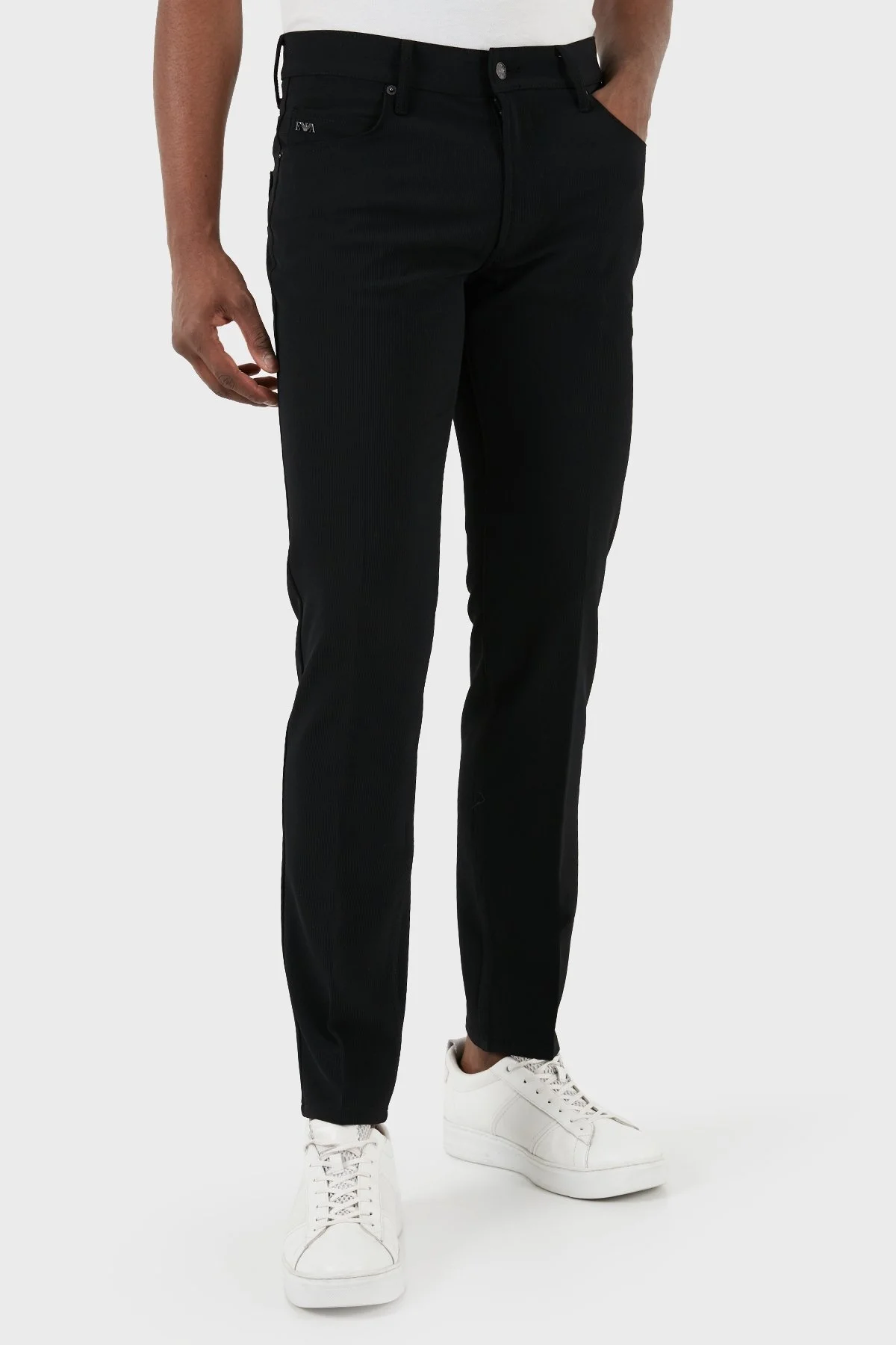 Emporio Armani J05 Streç Pamuklu Normal Bel Regular Fit Jeans Erkek Kot Pantolon 3D1J05 1NPQZ 0999 SİYAH - 6