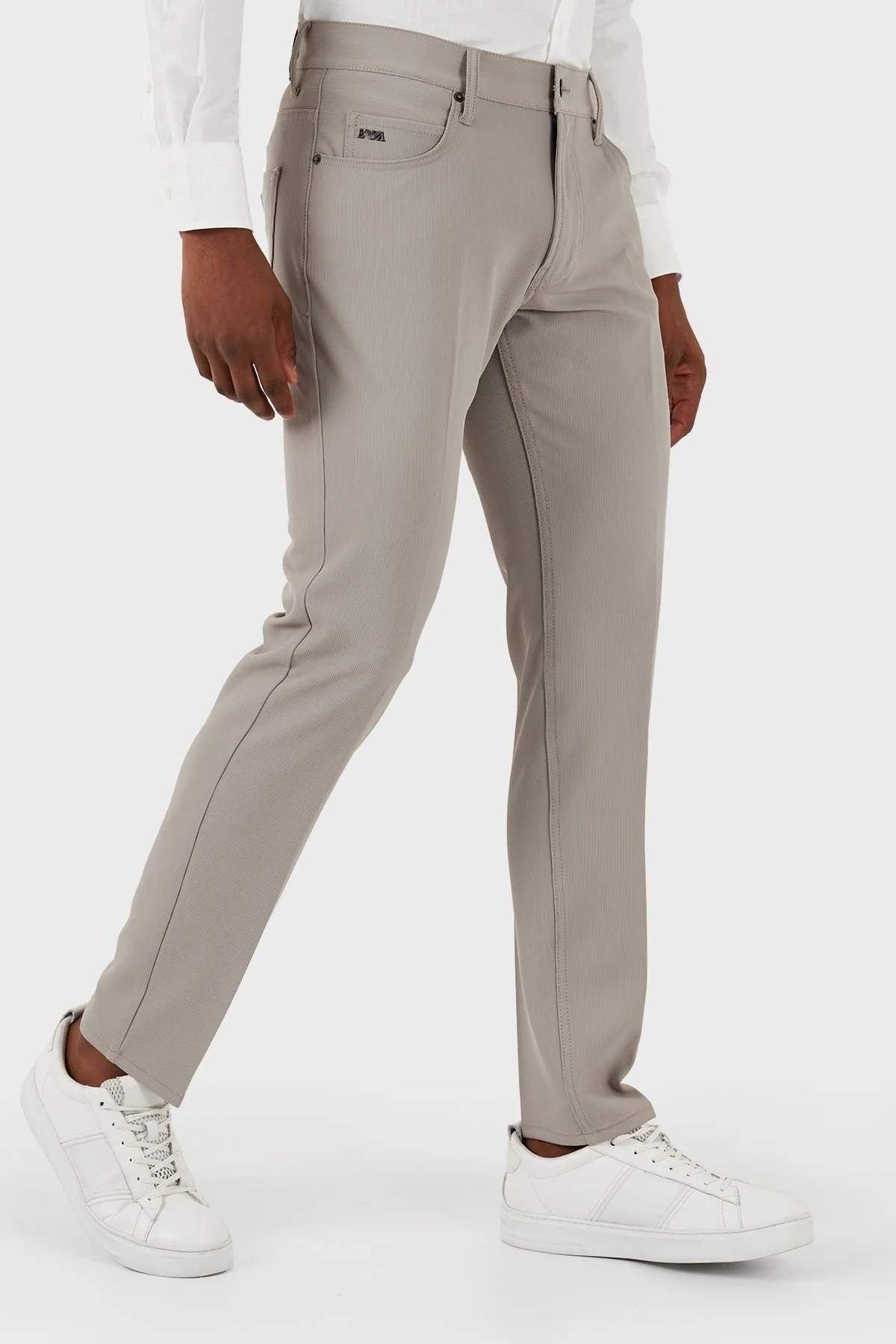 Emporio Armani J05 Streç Pamuklu Regular Fit Jeans Erkek Kot Pantolon 3D1J05 1NPQZ 0650 BEJ - 3