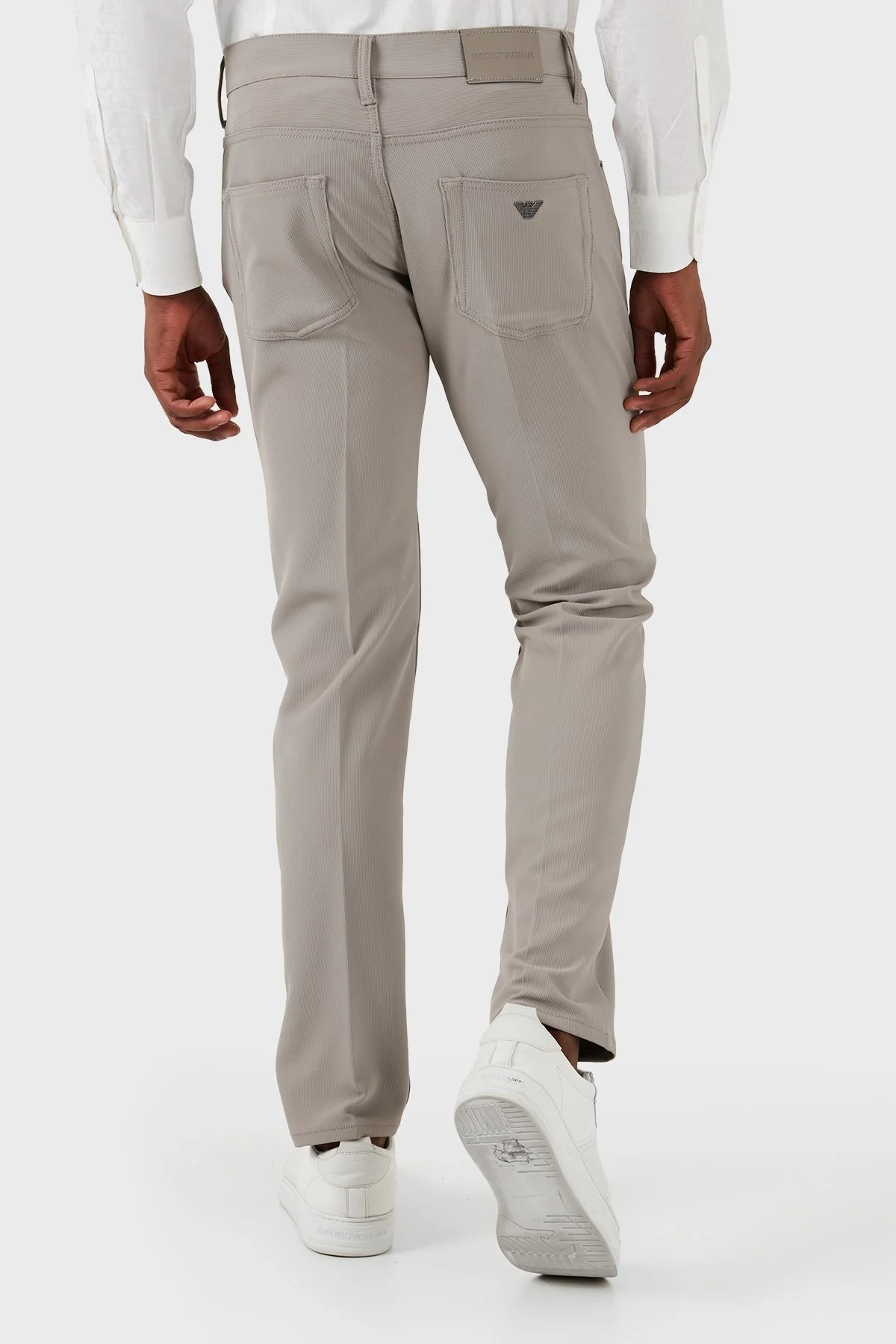 Emporio Armani J05 Streç Pamuklu Regular Fit Jeans Erkek Kot Pantolon 3D1J05 1NPQZ 0650 BEJ - 7