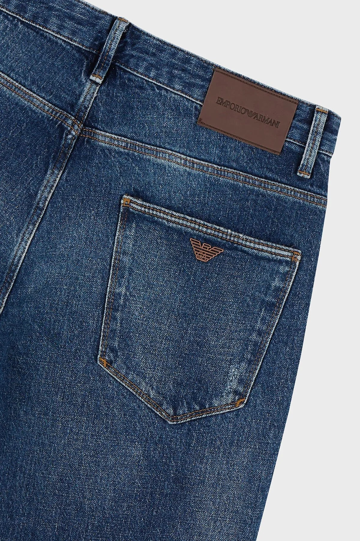 Emporio Armani J06 Düşük Bel Slim Fit Jeans Erkek Kot Pantolon 3D1J06 1D06Z 0942 LACİVERT - 3