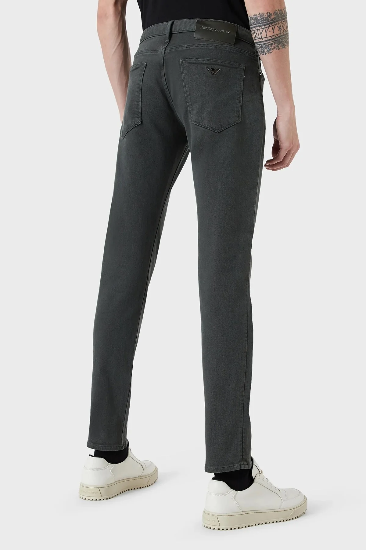 Emporio Armani Slim Fit Cepli Pamuklu J06 Jeans Erkek Kot Pantolon 6K1J06 1N0CZ 0558 HAKİ - 3