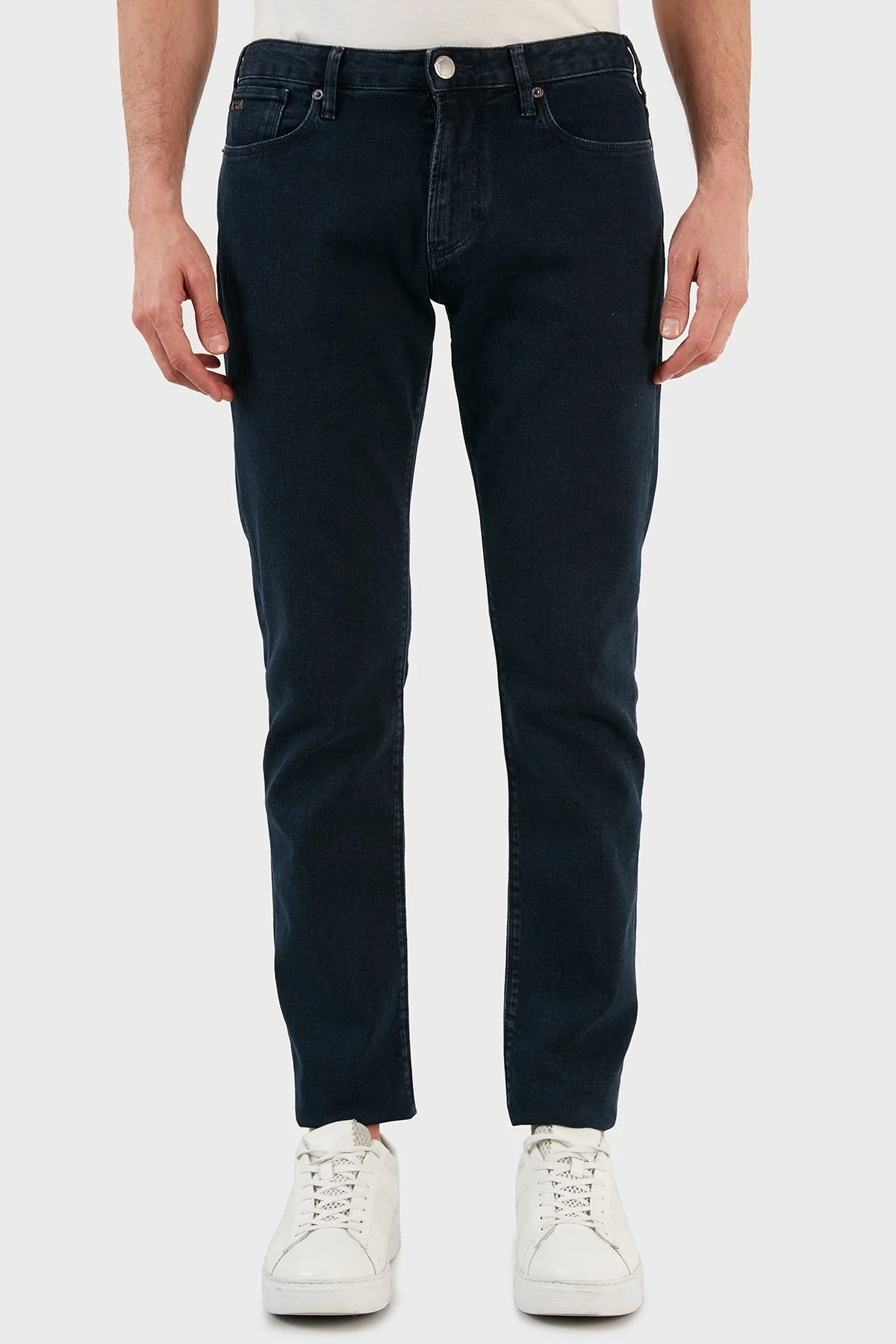 Emporio Armani Slim Fit Cepli Pamuklu J06 Jeans Erkek Kot Pantolon 8N1J06 1G0IZ 0942 LACİVERT - 2