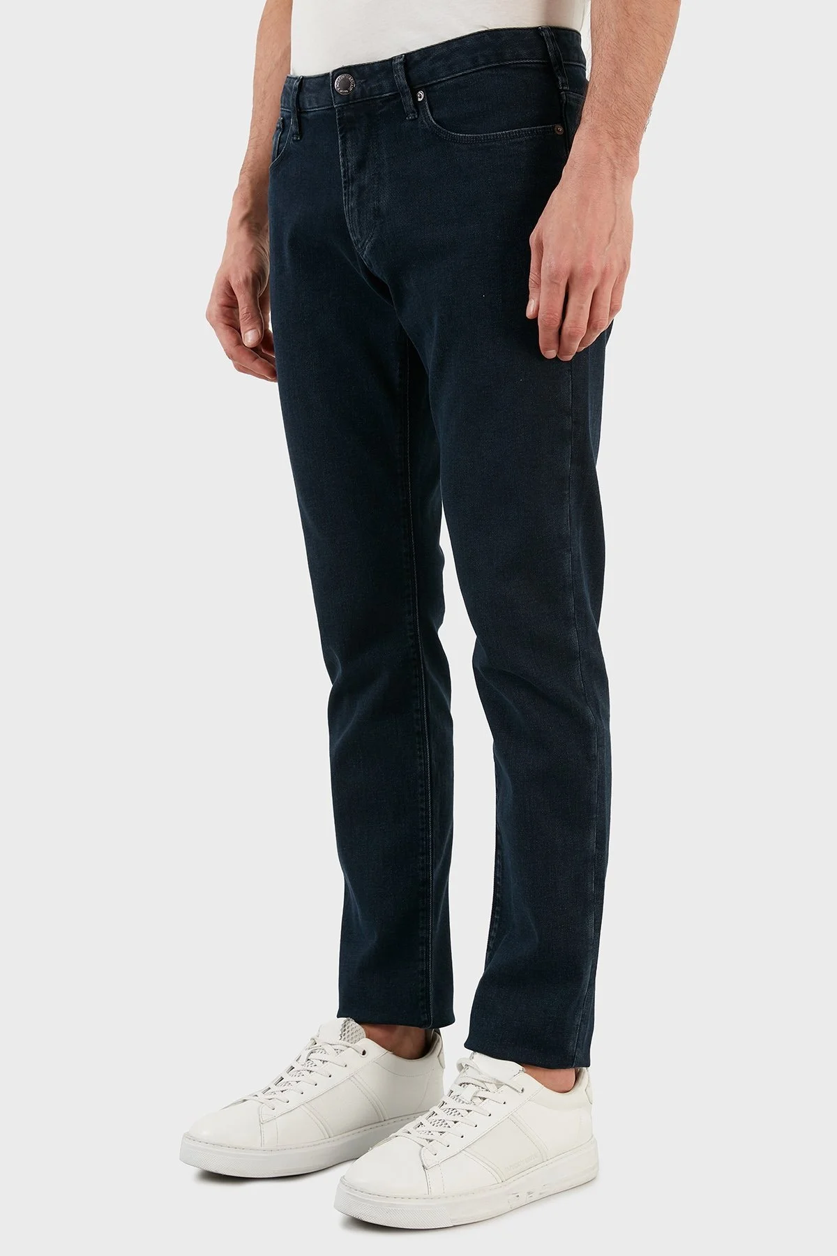 Emporio Armani Slim Fit Cepli Pamuklu J06 Jeans Erkek Kot Pantolon 8N1J06 1G0IZ 0942 LACİVERT - 3