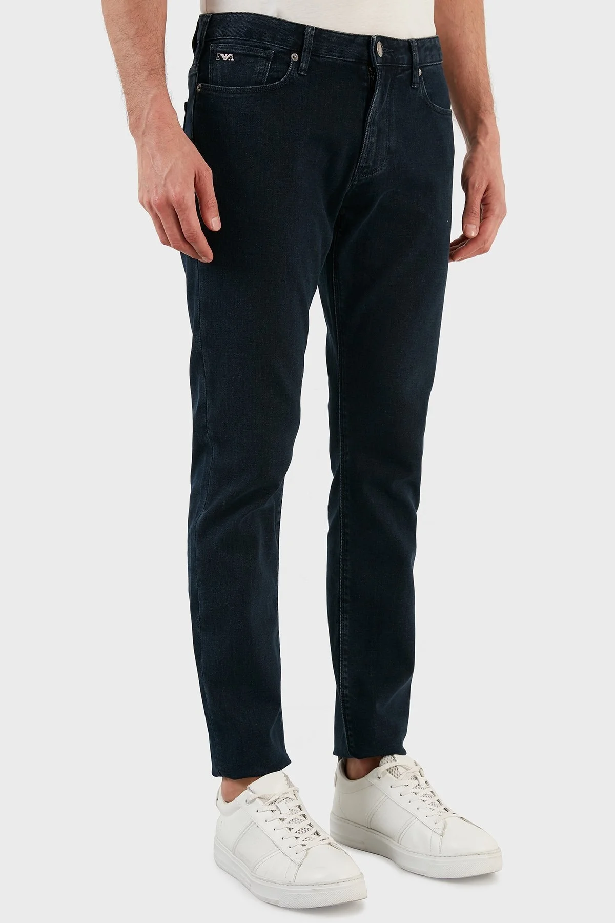 Emporio Armani Slim Fit Cepli Pamuklu J06 Jeans Erkek Kot Pantolon 8N1J06 1G0IZ 0942 LACİVERT - 4