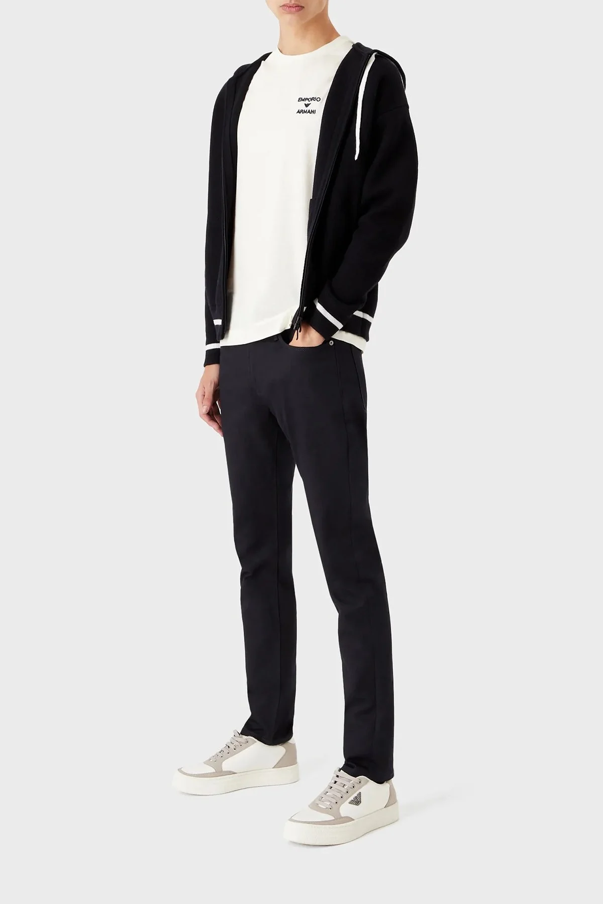 Emporio Armani Pamuklu Düşük Bel Slim Fit Cepli J06 Jeans Erkek Kot Pantolon 8N1J06 1NJ9Z 0920 LACİVERT - 3