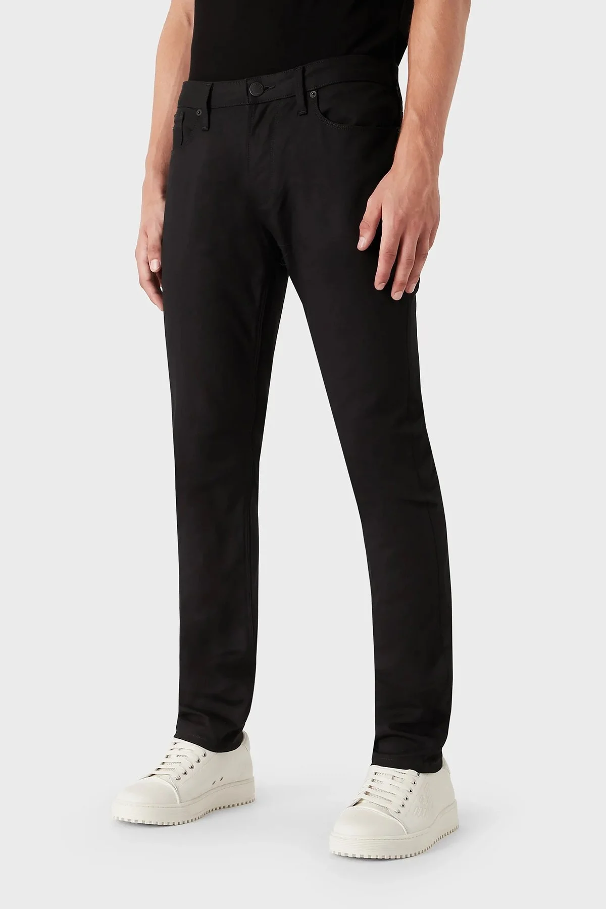 Emporio Armani Slim Fit Cepli Pamuklu J06 Jeans Erkek Kot Pantolon 8N1J06 1NJ9Z 0999 SİYAH - 8