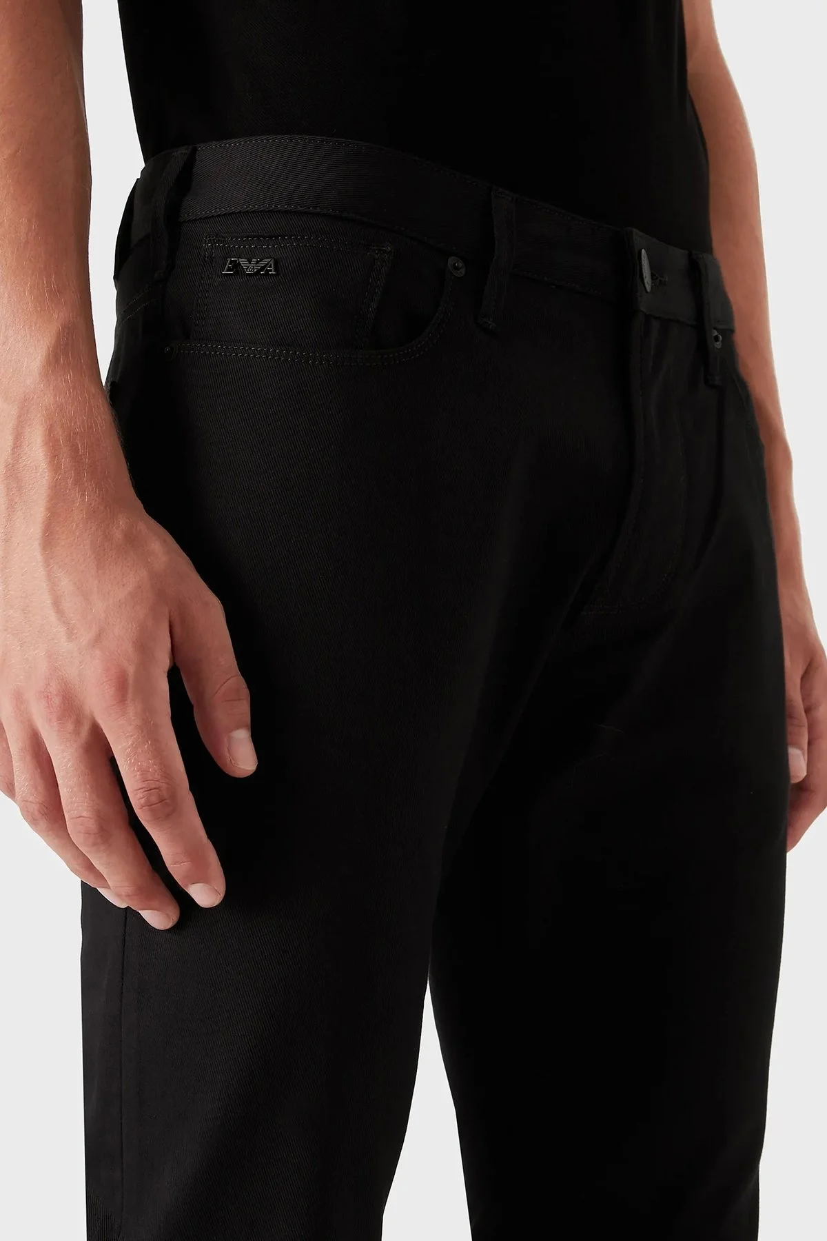 Emporio Armani Slim Fit Cepli Pamuklu J06 Jeans Erkek Kot Pantolon 8N1J06 1NJ9Z 0999 SİYAH - 11