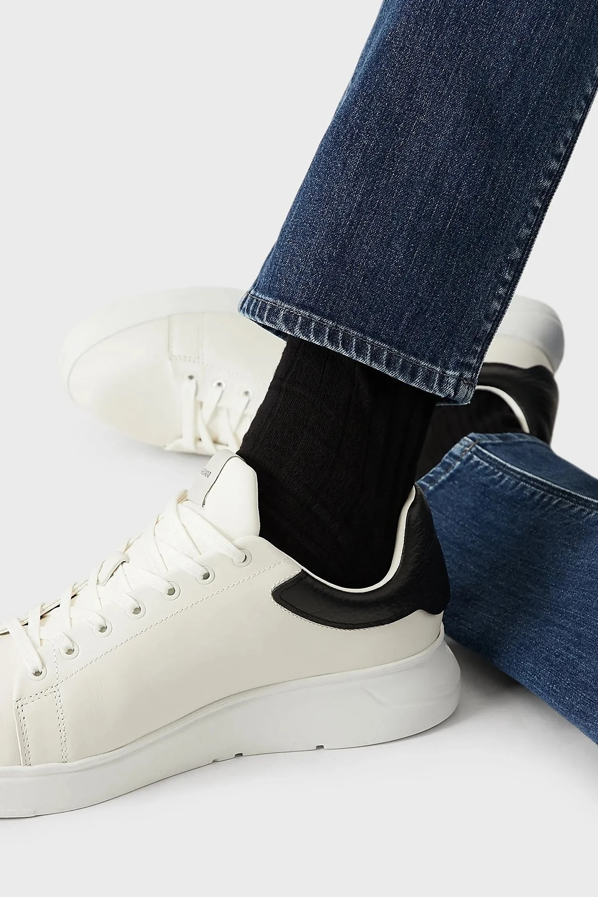 Emporio Armani J06 Pamuklu Düşük Bel Düz Paça Jeans Erkek Kot Pantolon 8N1J06 1D5QZ 0942 MAVİ - 5