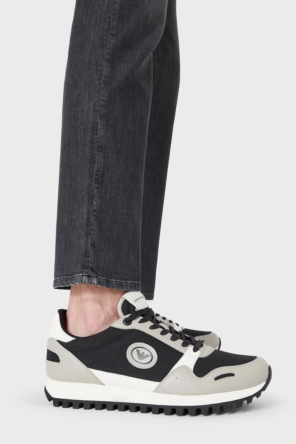 Emporio Armani J06 Pamuklu Düşük Bel Regular Fit Düz Paça Jeans Erkek Kot Pantolon 8N1J06 1D85Z 0006 SİYAH - 4