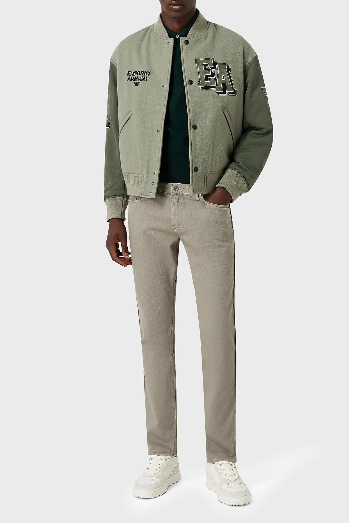 Emporio Armani J06 Pamuklu Düşük Bel Slim Fit Jeans Erkek Kot Pantolon 6R1J06 1N03Z 0643 GRİ - 2