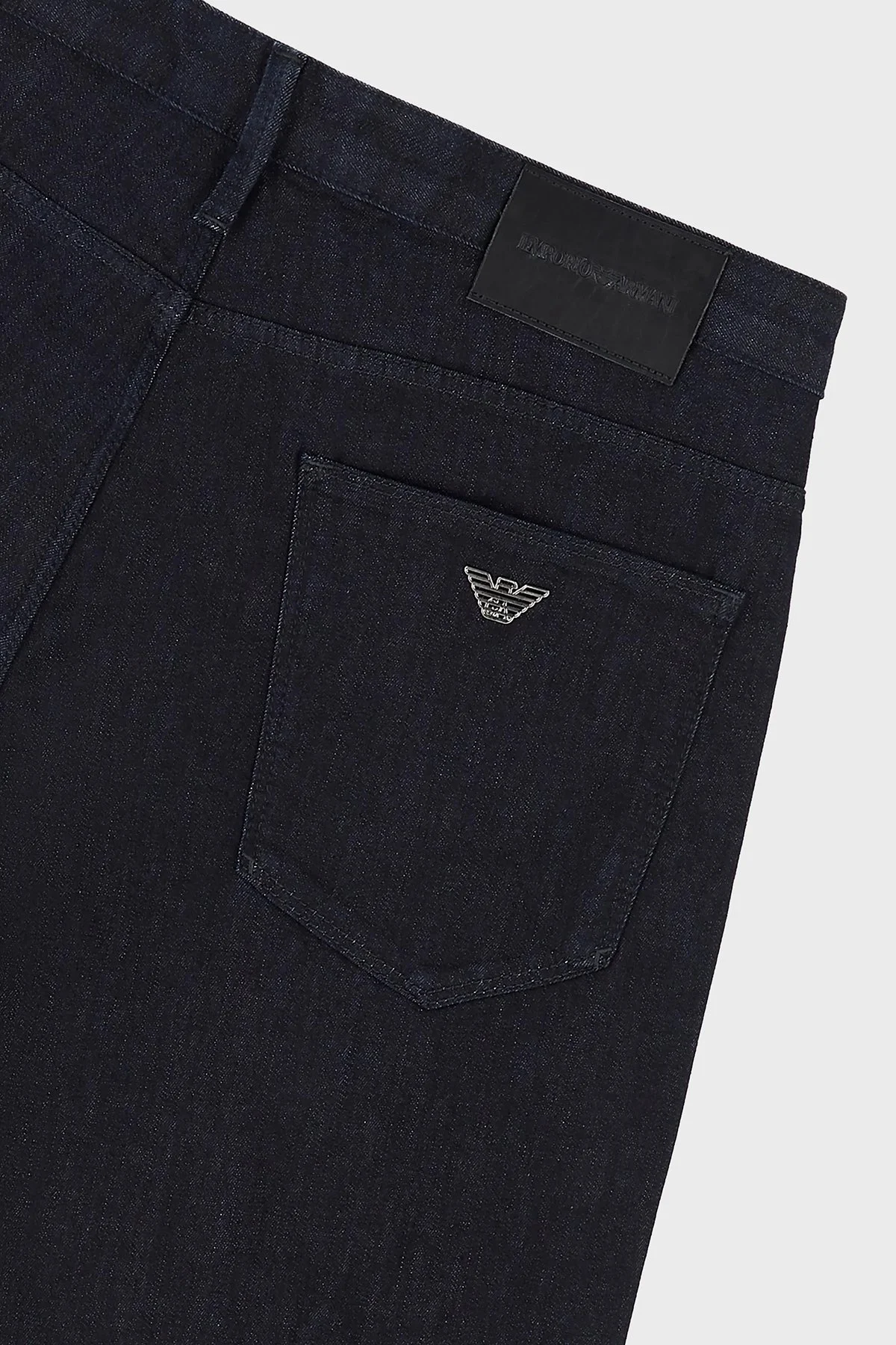 Emporio Armani J06 Pamuklu Düşük Bel Slim Fit Jeans Erkek Kot Pantolon 8N1J06 1G19Z 0941 LACİVERT - 5