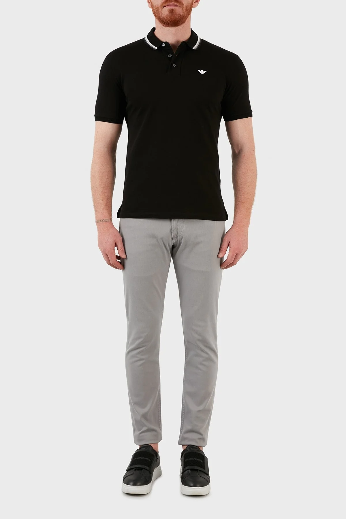 Emporio Armani J06 Pamuklu Normal Bel Slim Fit Dar Paça Jeans Erkek Kot Pantolon 3L1J06 1N4RZ 0641 GRİ - 2