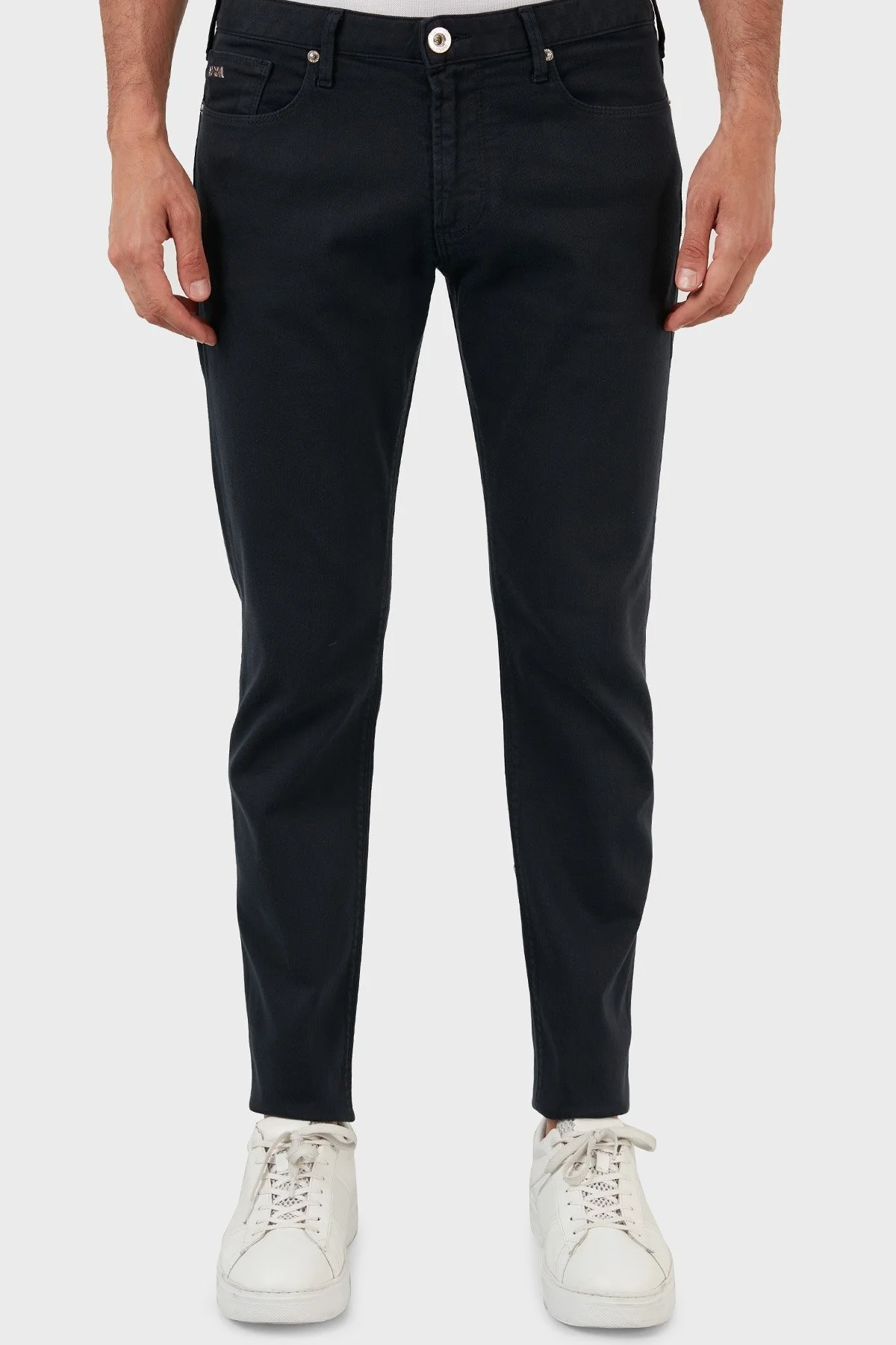 Emporio Armani J06 Pamuklu Normal Bel Slim Fit Dar Paça Jeans Erkek Kot Pantolon 3L1J06 1N4RZ 0920 LACİVERT - 2